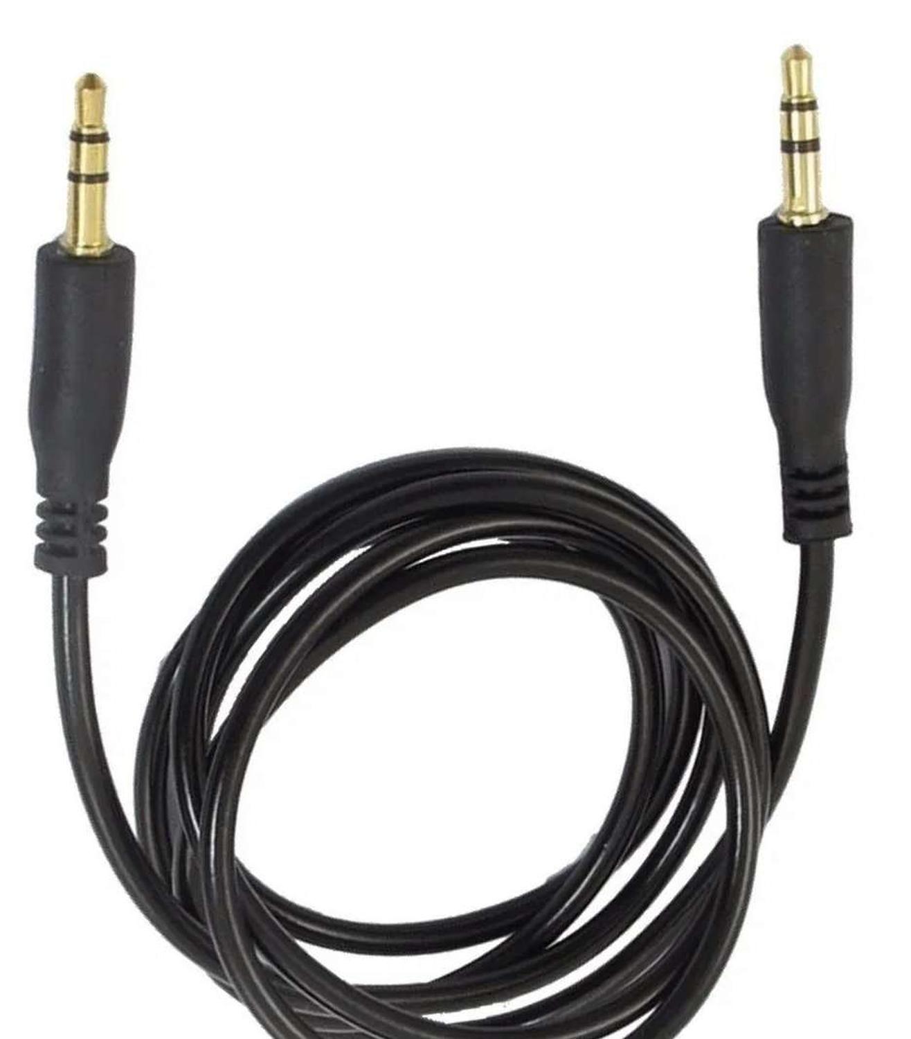 Cable Auxiliar Plug Macho Stereo Mini Jack 3.5mm 3 Metros-1
