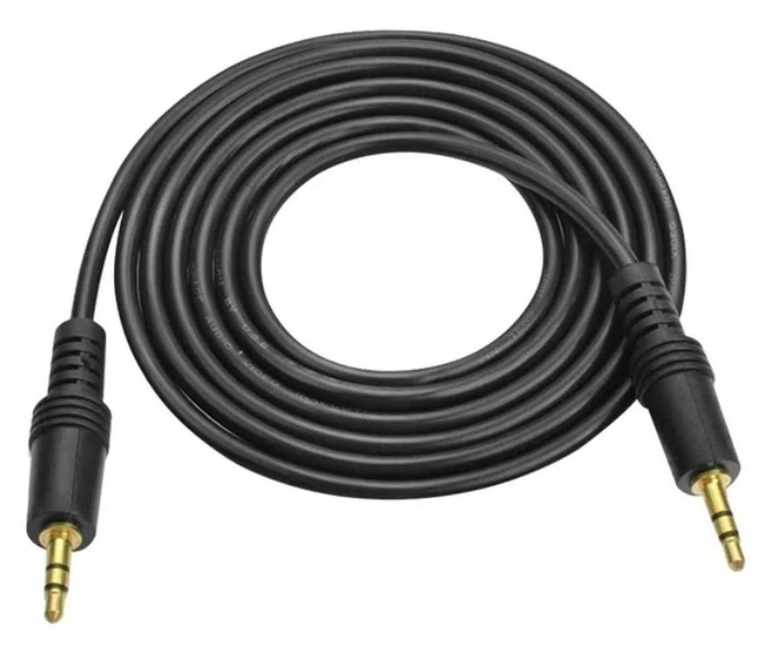 Cable Auxiliar Plug Macho Stereo Mini Jack 3.5mm 3 Metros-2