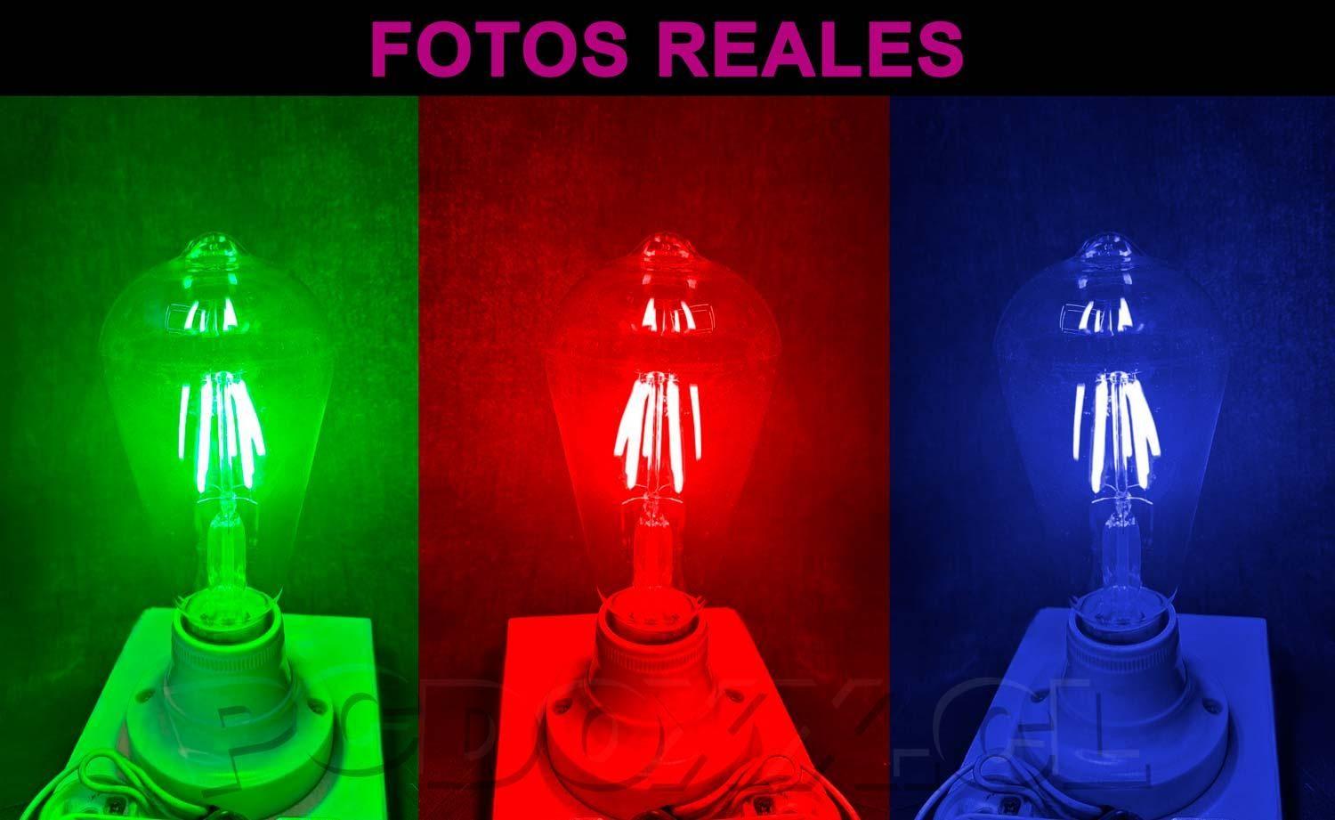 Ampolleta Vintage Luz Led Colores Fiesta Retro Decoracion-6