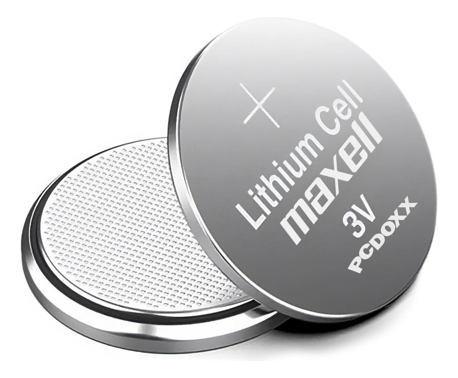 Bateria Litio Pila Cr2032 Maxell 3v Tira 5 Pilas Boton Reloj-1