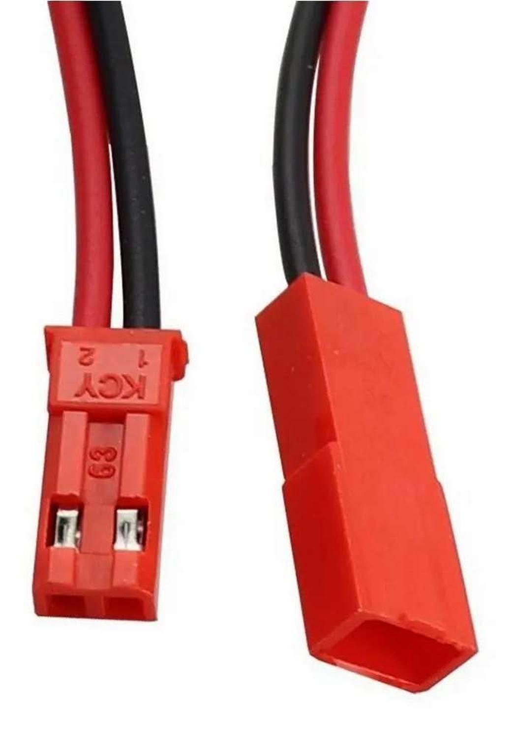 3X Cable Conector JST Macho Hembra 2 Pin Tira Led Bateria-3