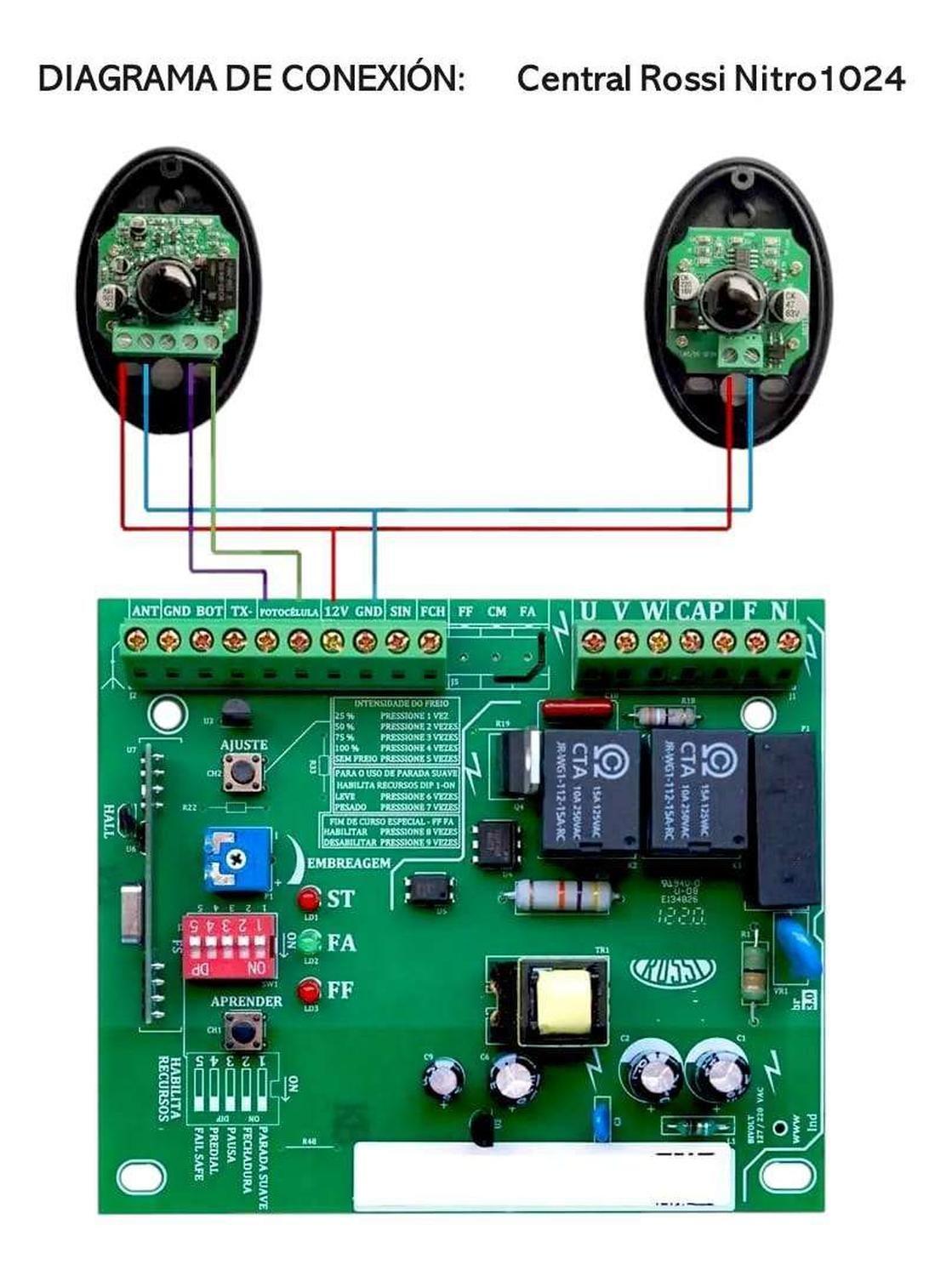 Sensor De Movimiento fotocelda Infrarrojo Seguridad Porton-5