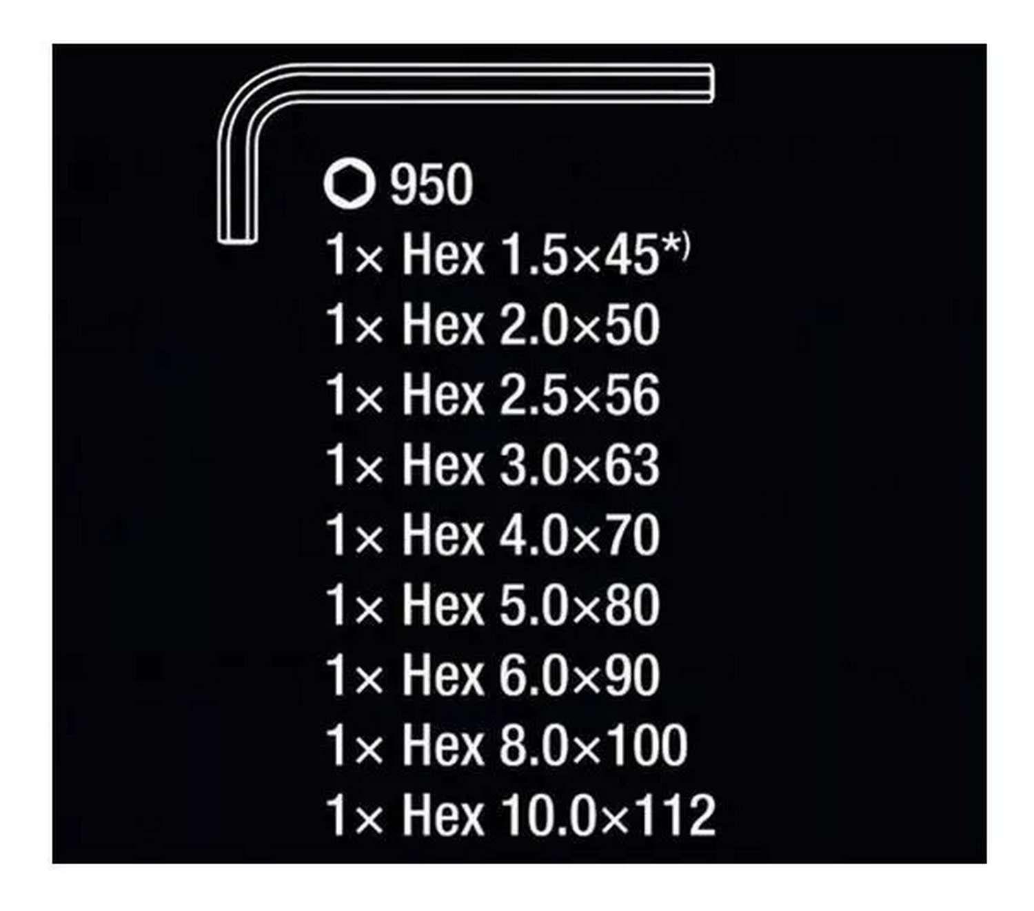 Set Herramienta Llaves Allen Hexagonal Punta Redonda 9pcs-3