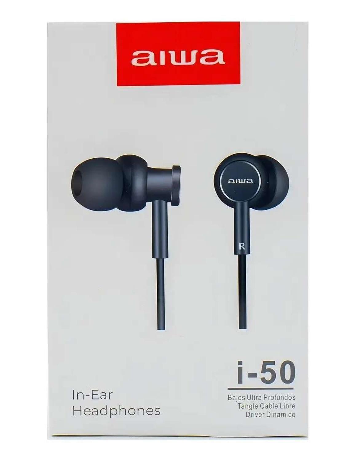 Audifono Manos Libre Alambrico Aiwa I-50 Original-4