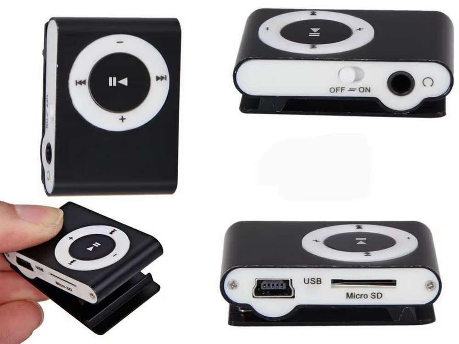 Reproductor Mp3 Recargable Usb Portatil Clip Musica Colores-5