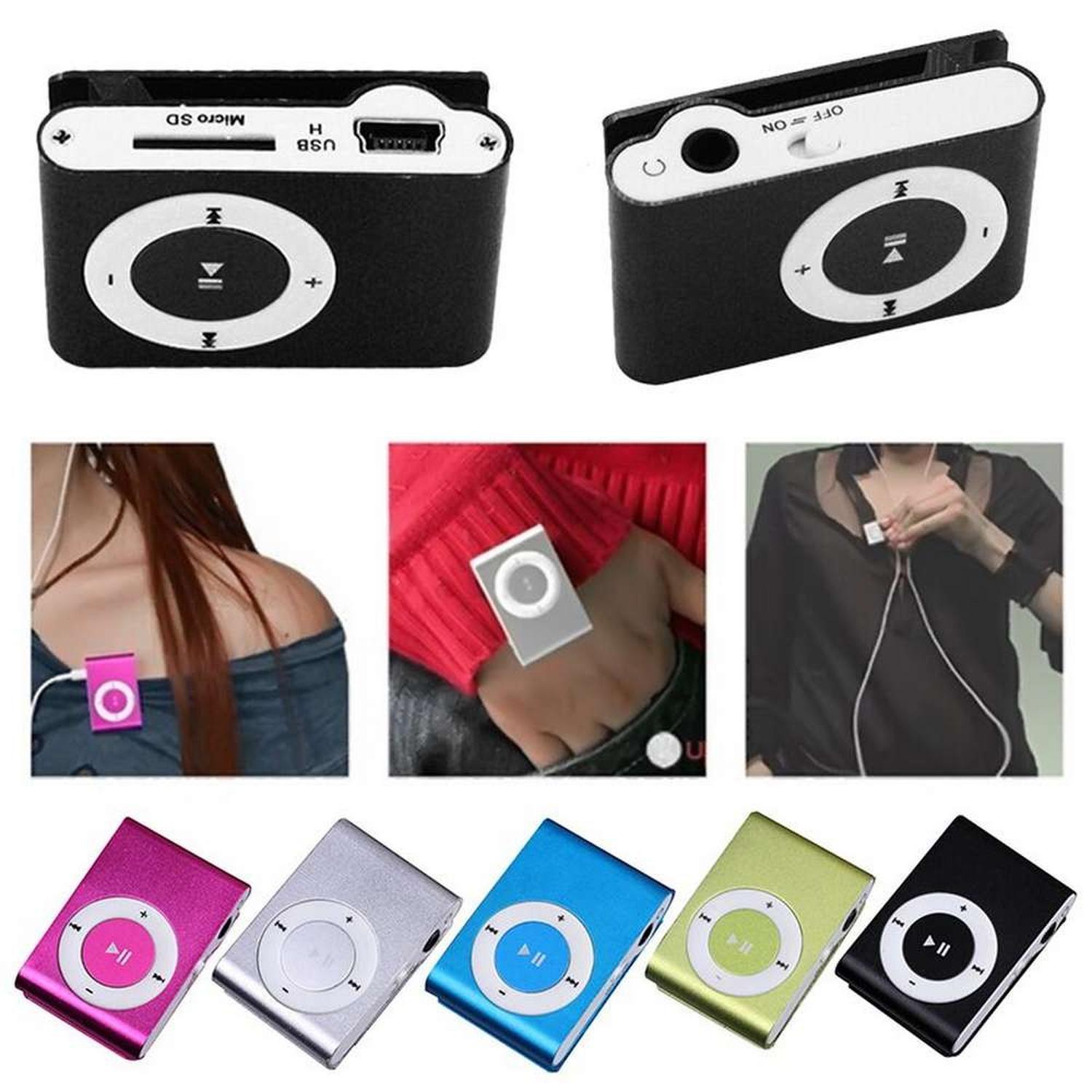 Reproductor Mp3 Recargable Usb Portatil Clip Musica Colores-7