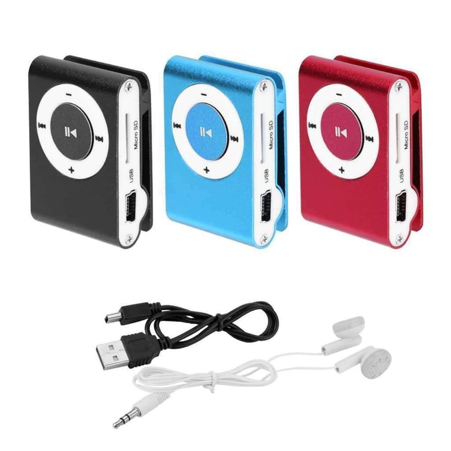 Reproductor Mp3 Recargable Usb Portatil Clip Musica Colores-8