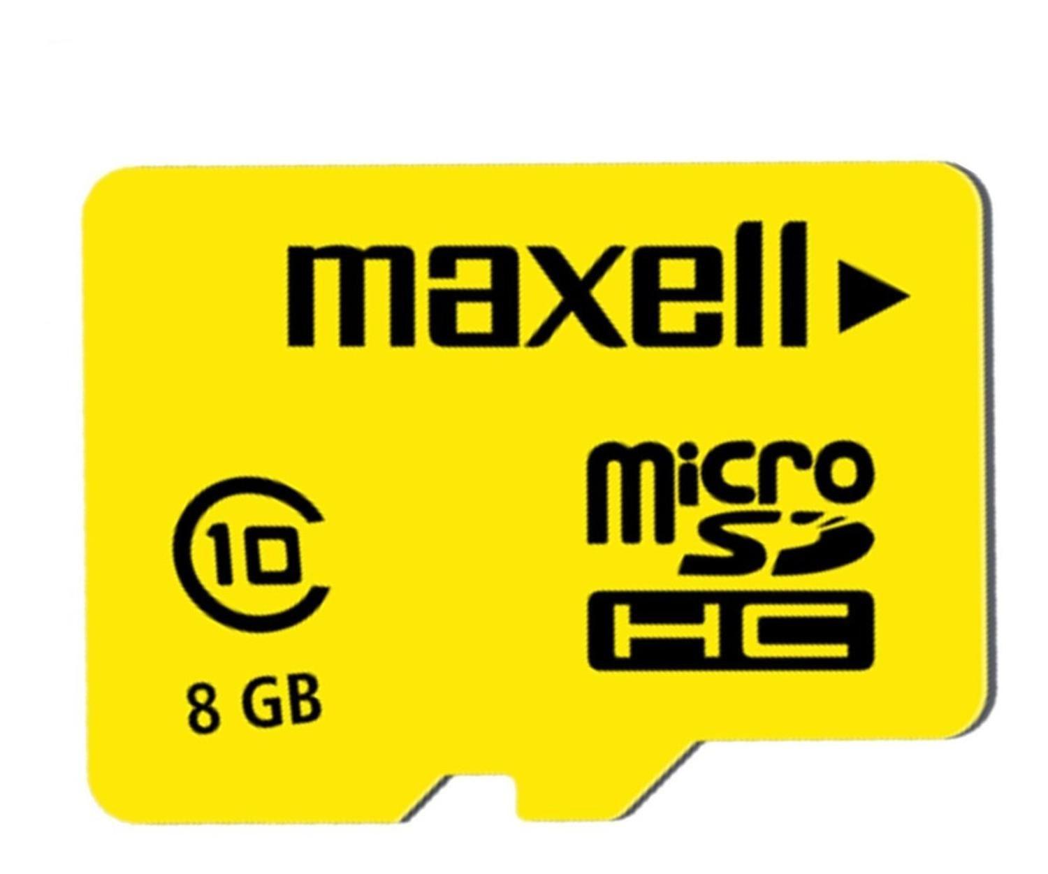 Tarjeta Memoria 8gb Micro Sd Maxell Original + Adaptador Sd-2