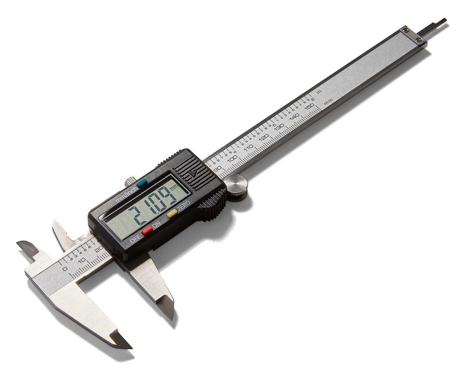 Pie De Metro Digital 150mm / 6 Caliper Pantalla Lcd A Pilas-4
