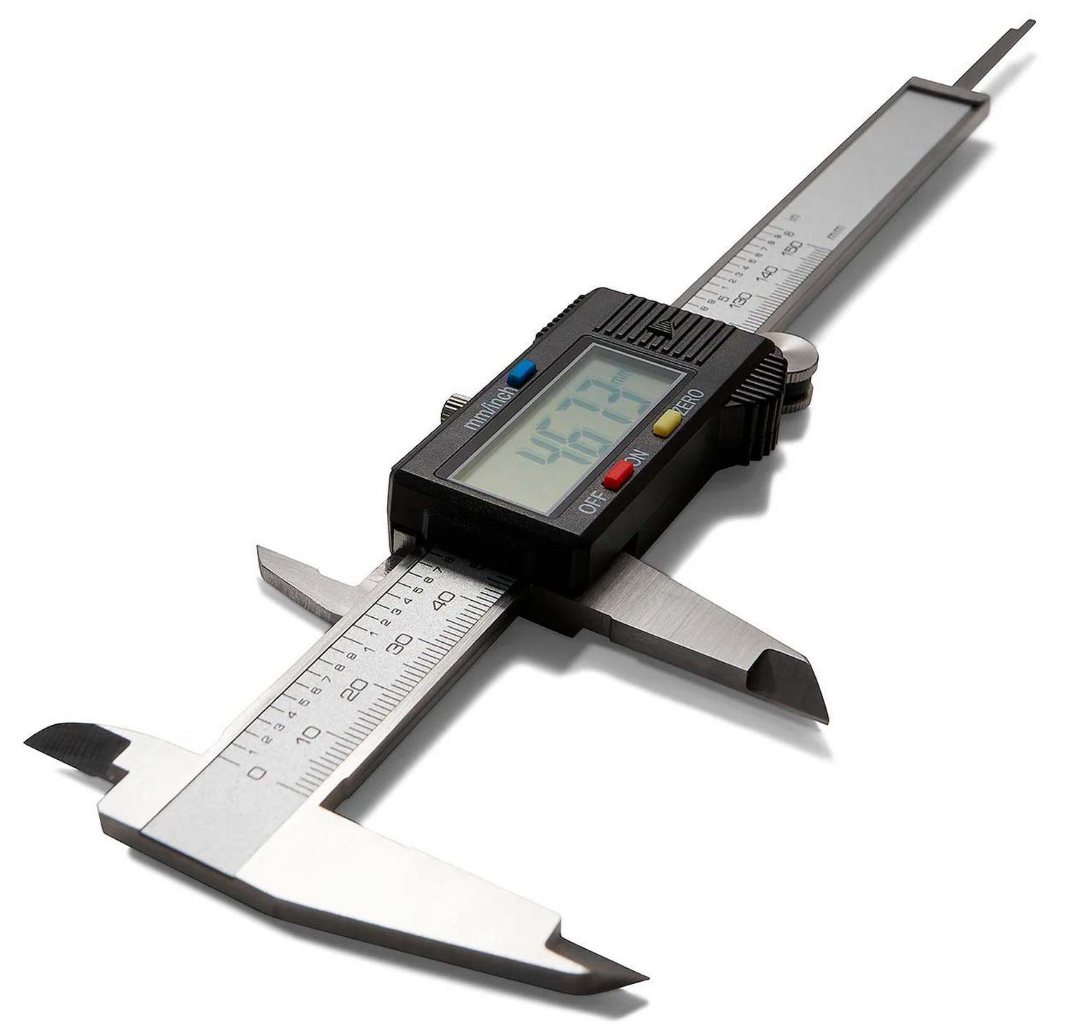 Pie De Metro Digital 150mm / 6 Caliper Pantalla Lcd A Pilas-5