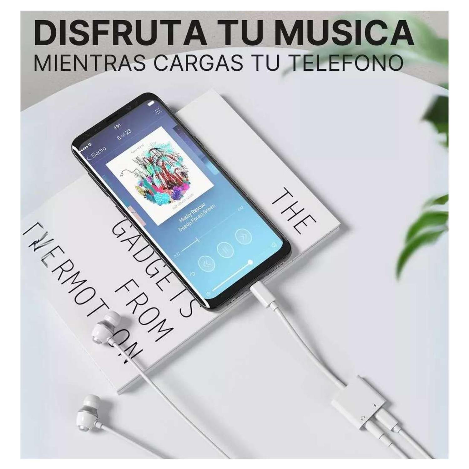 Cable Adaptador Usb Tipo C A Audífonos Audio Carga Celular-4