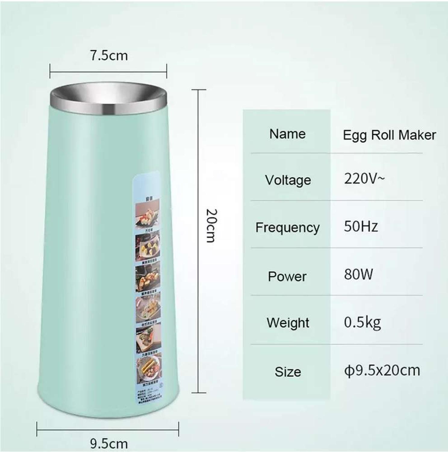 Maquina Omelette Rollos de Huevo Roller Cocina Egg Crepes-4