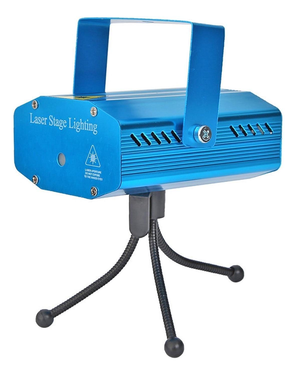 Proyector Luz Laser Fiesta Motivo Navidad 2 Color Ritmico-0