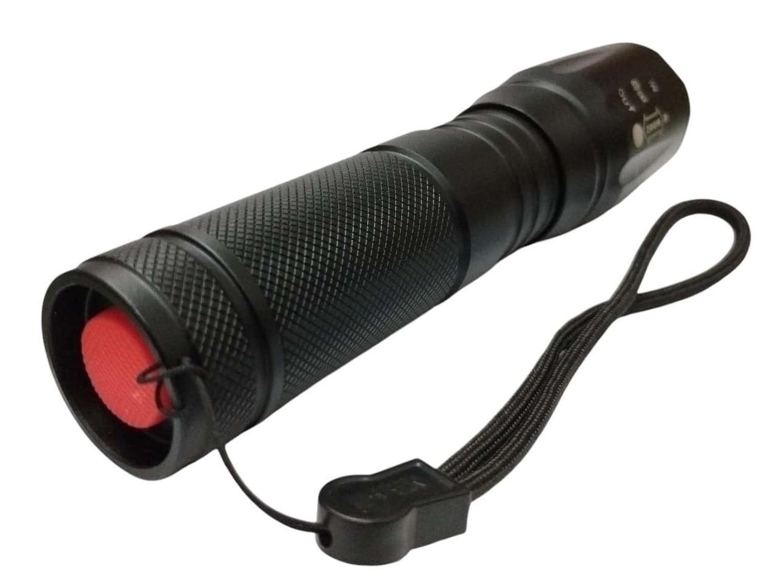 Linterna Tactica Retractil Zoom Luz Led Alta Potencia A Pilas-2