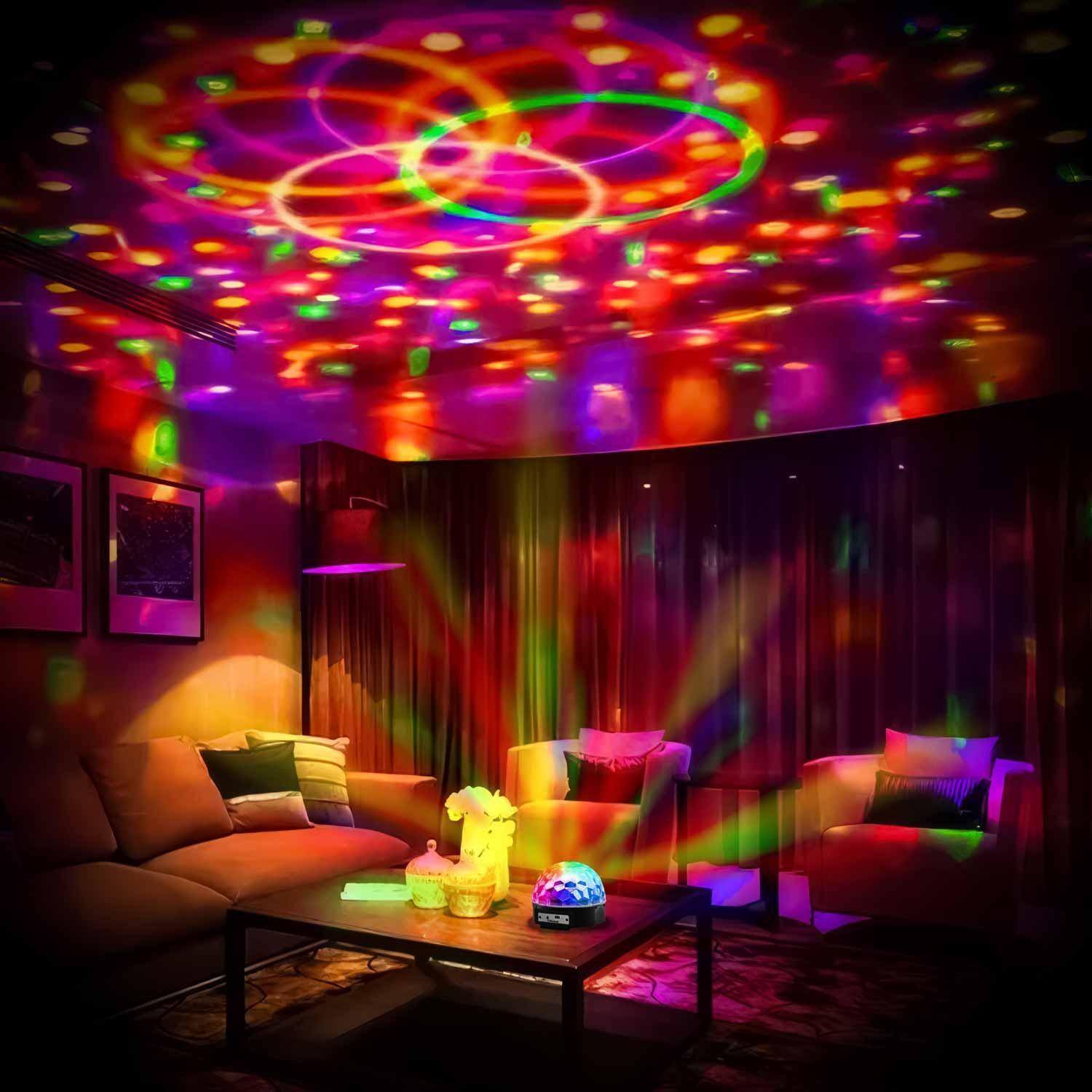 Parlante Bola Disco Mp3 Luces Led Para Fiesta Cumpleaños Etc-2