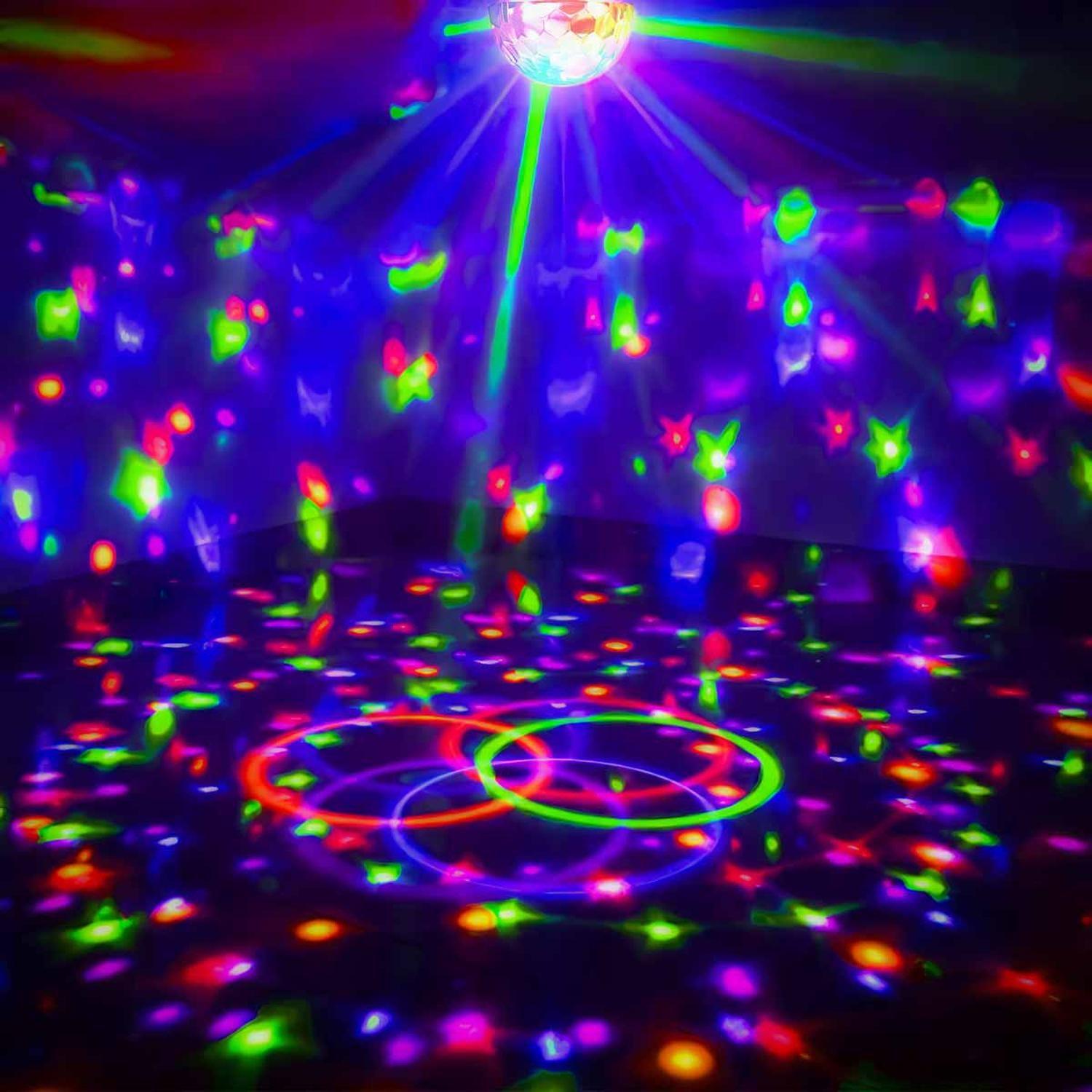 Parlante Bola Disco Mp3 Luces Led Para Fiesta Cumpleaños Etc-3