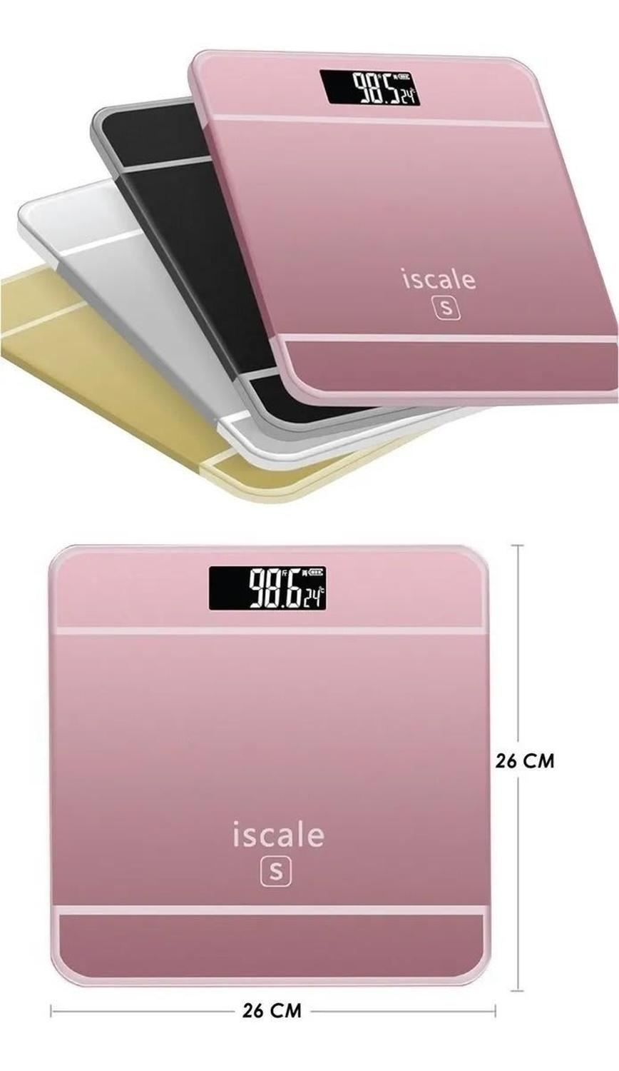 Balanza Pesa Digital De Baño 180 Kg 4 Digitos-3