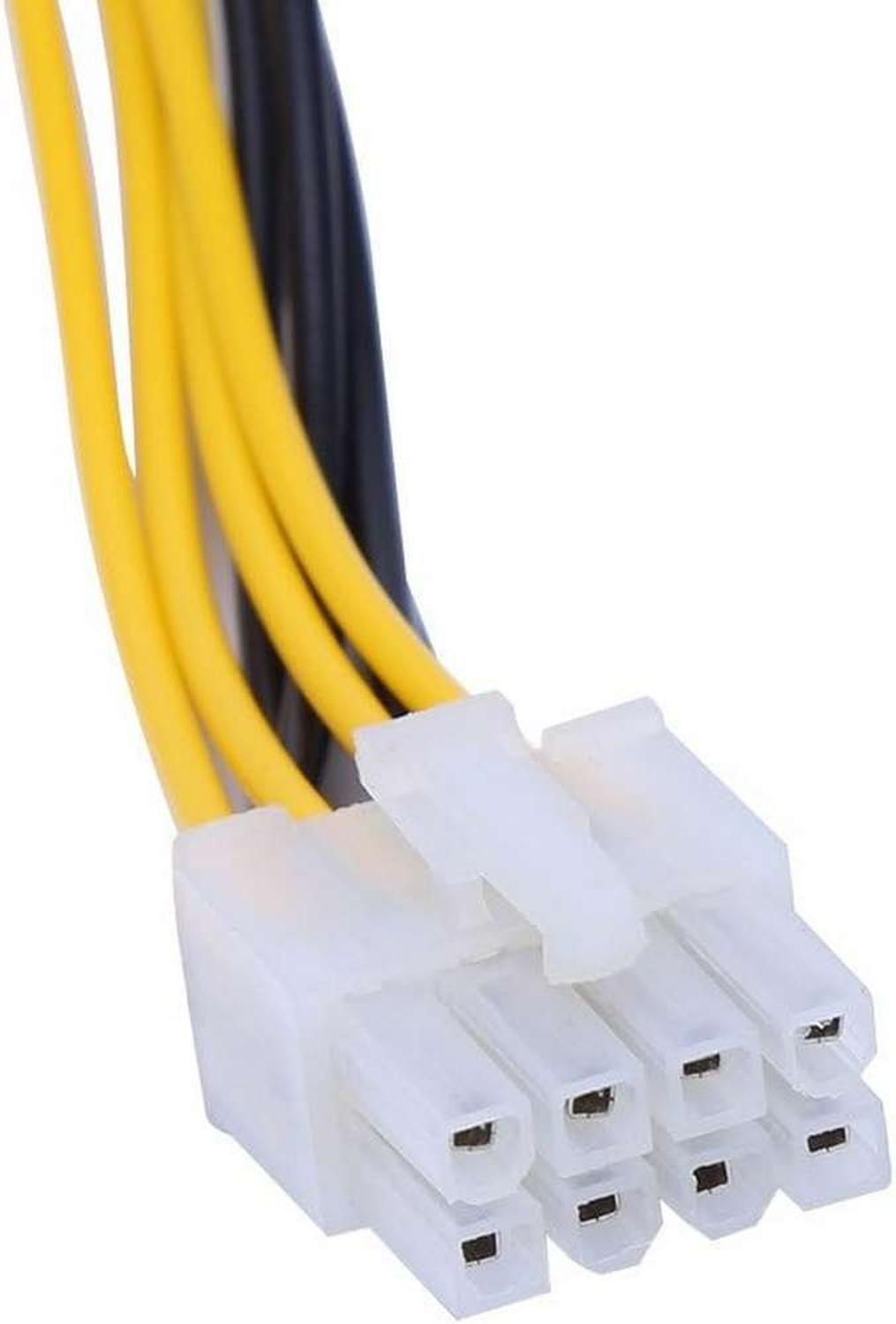Adaptador Fuente Poder Atx 4 Pin 8 Pines Cpu Placa Madre Eps-2
