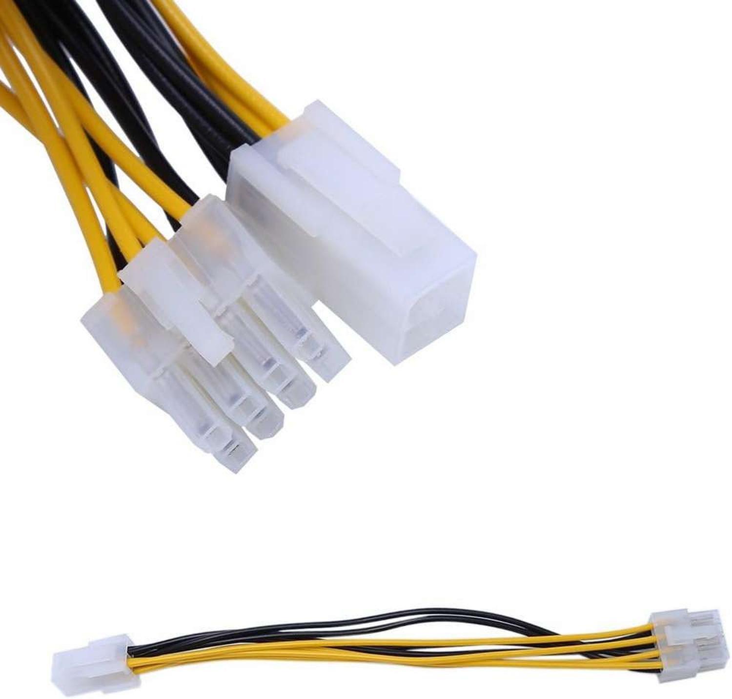 Adaptador Fuente Poder Atx 4 Pin 8 Pines Cpu Placa Madre Eps-4
