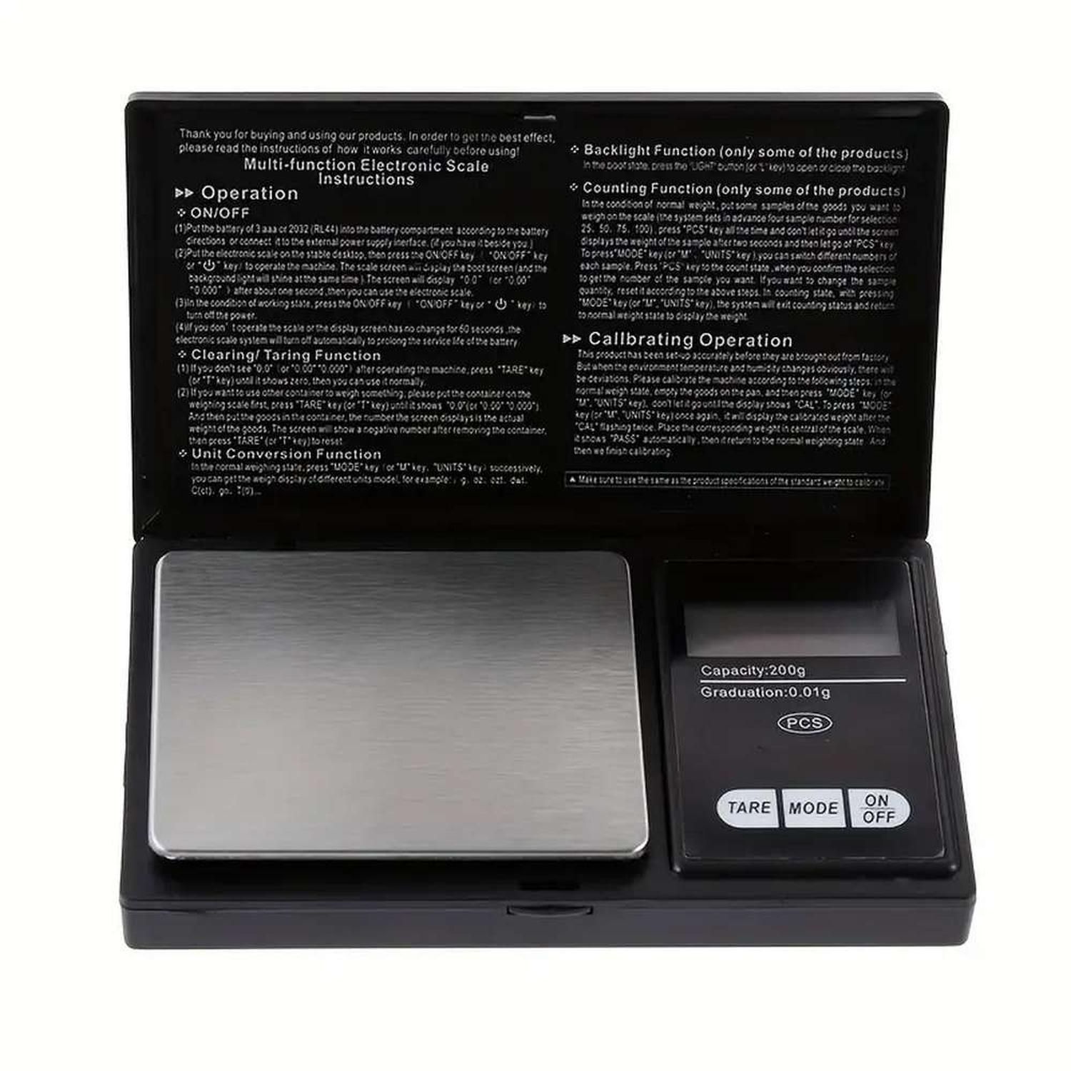 Mini Gramera Pesa De Bolsillo Digital Precision 0.1-500g-2