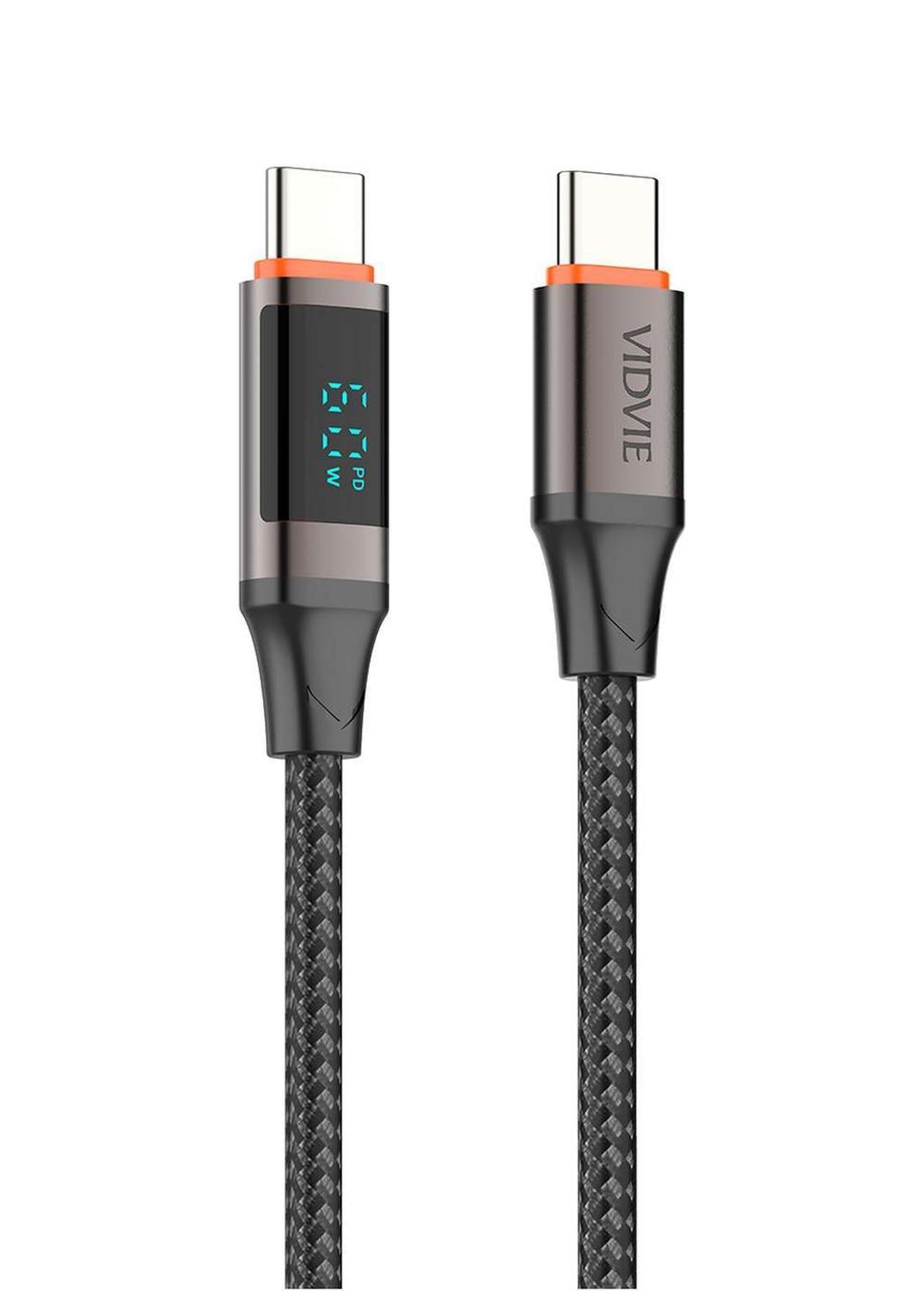 Cable Usb Con Pantalla Led Tipo C Macho Macho Para Macbook - CB4036C&C-1