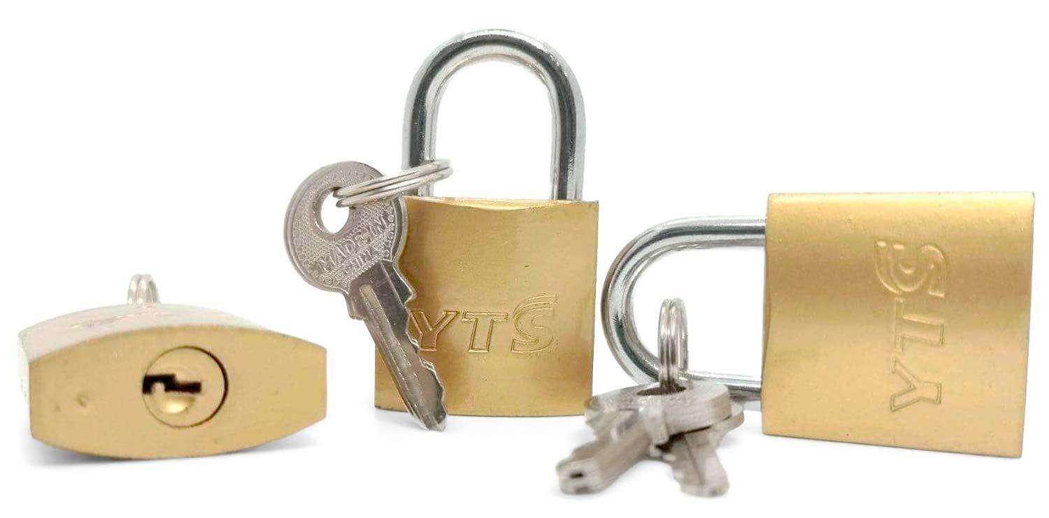 Candado A Llave 20mm Metal Maleta Casillero Equipaje Locker-4