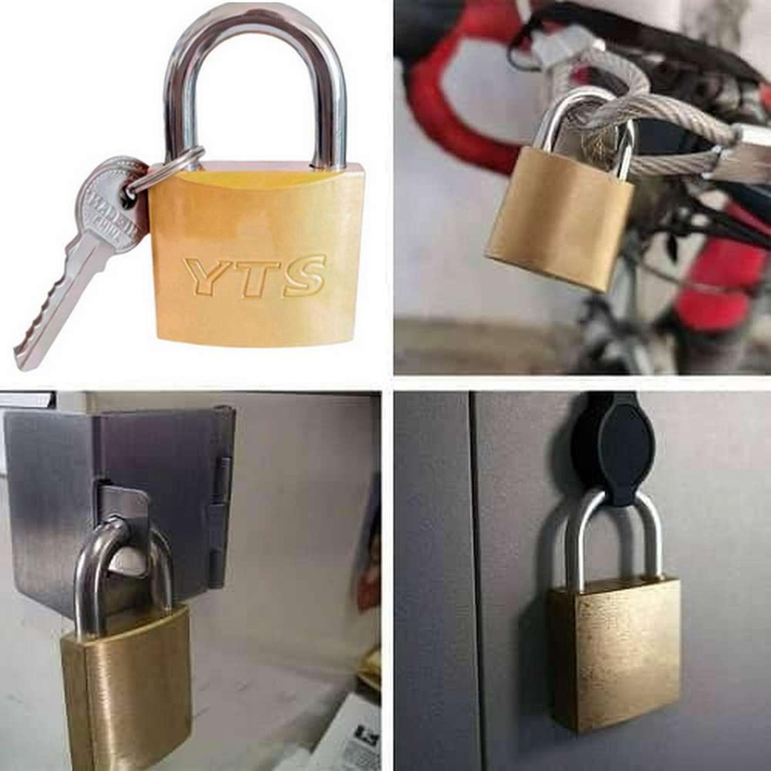 Candado A Llave 25mm Metal Maleta Casillero Equipaje Locker-4