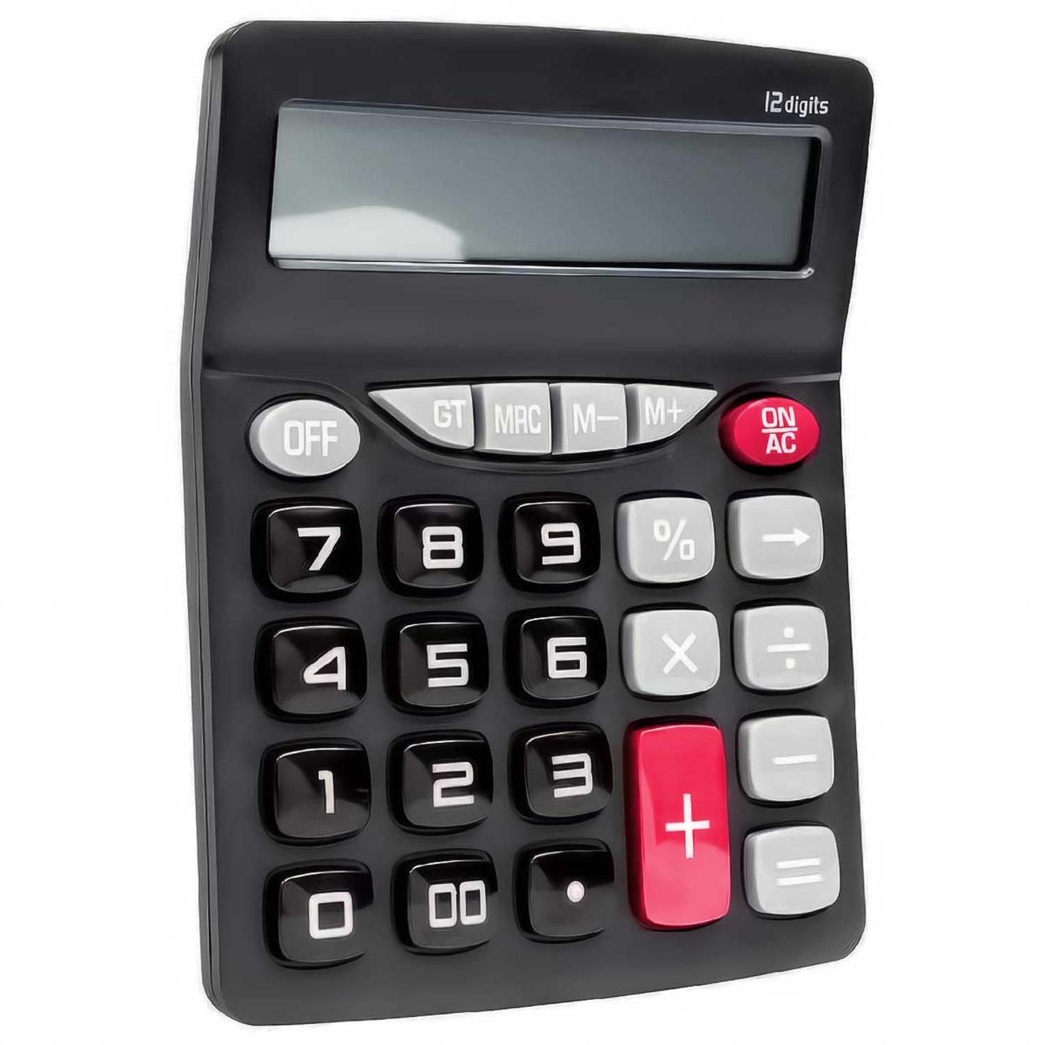 Calculadora Botones Grandes Comercio Colegio Estudiant 12dig Diseño 2-5