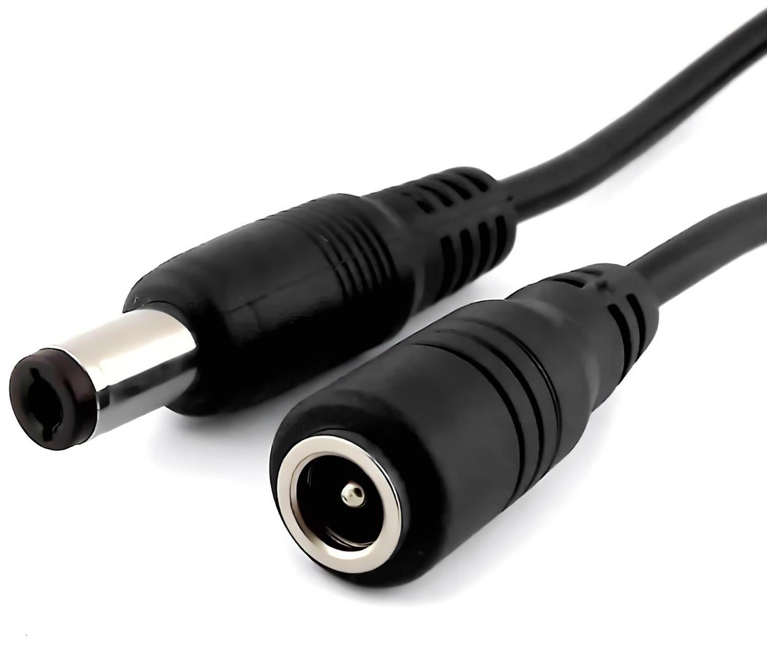 Cable Poder Splitter Camara Seguridad 4 Salidas Jack 5.5*2.5-3