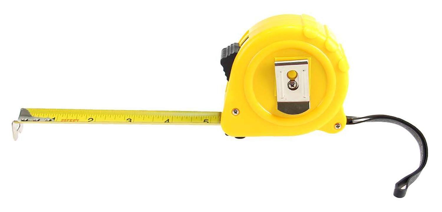 Huincha De Medir Cinta Herramienta Retractil Milimetro Portatil-4