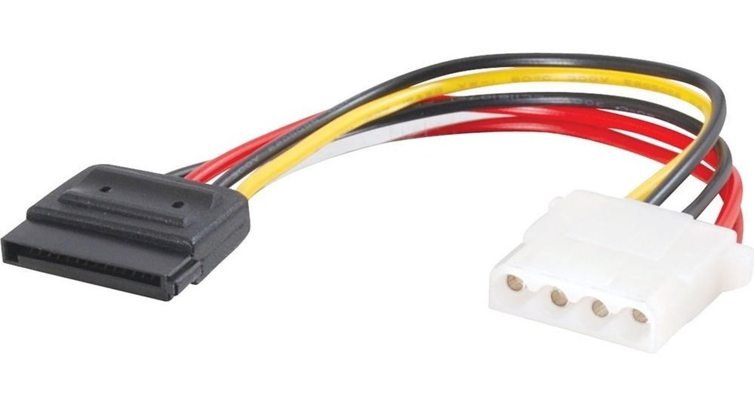 Cable Adaptador De Poder Corriente Serial-ata Sata 15p A 4p-2
