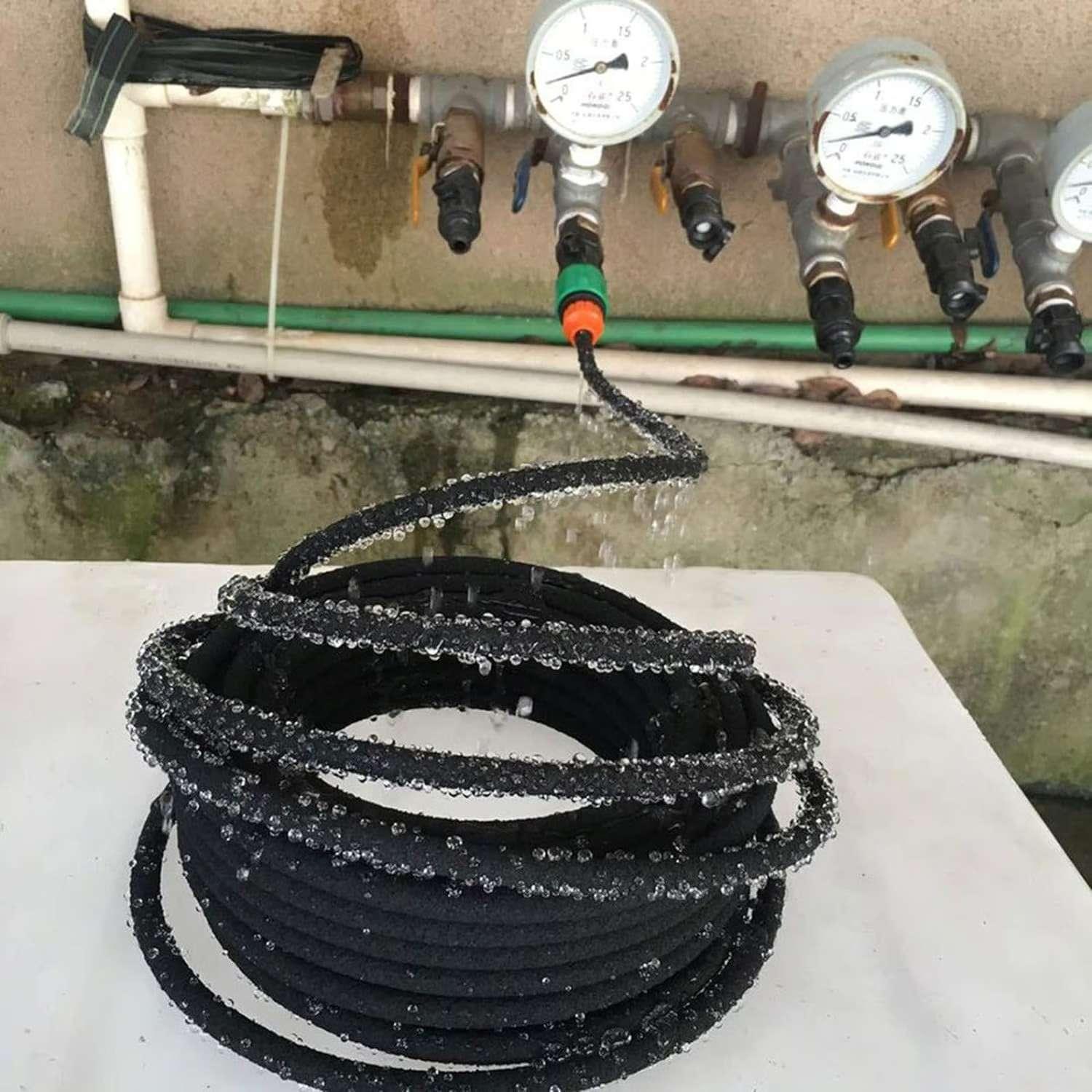 Manguera De Agua Por Goteo Remojo Riego Patio Jardin Poroso-4