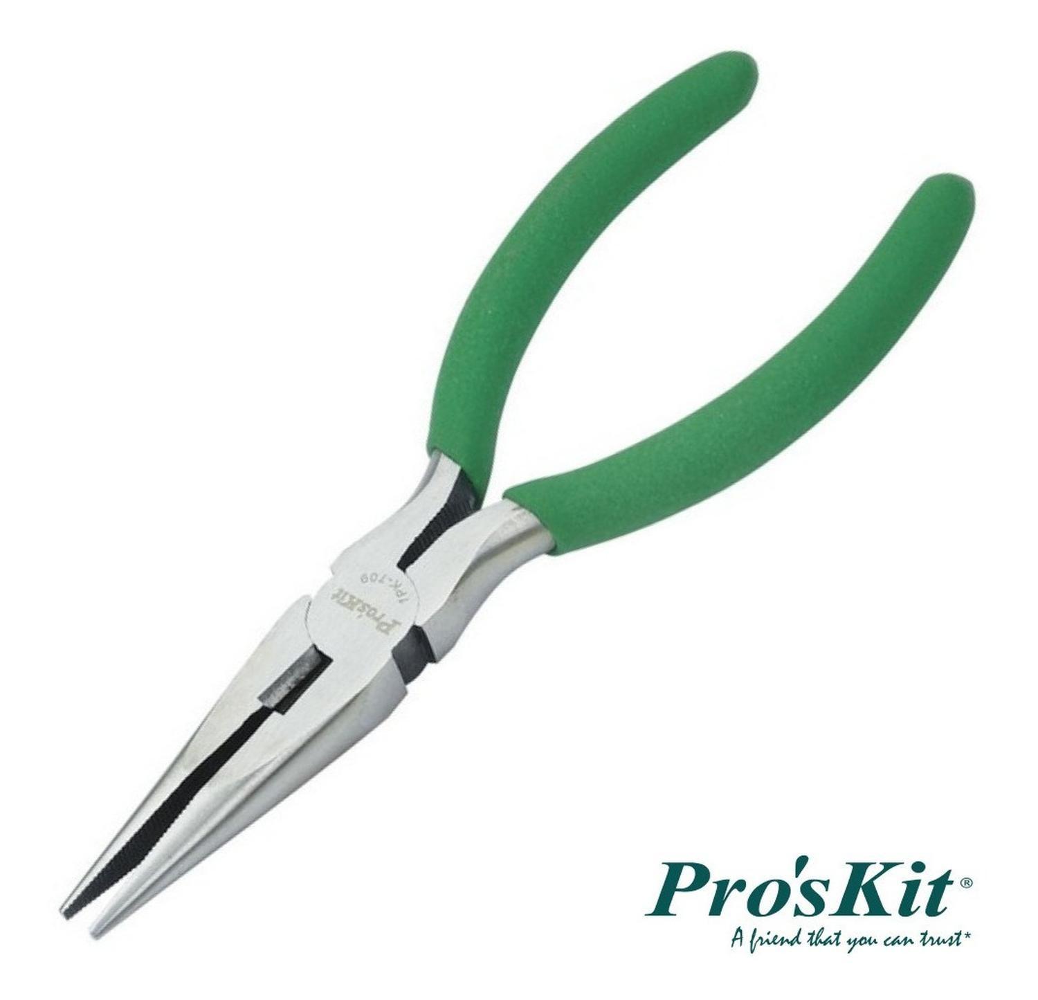Alicate Punta Larga Plana Proskit 1pk-709-1