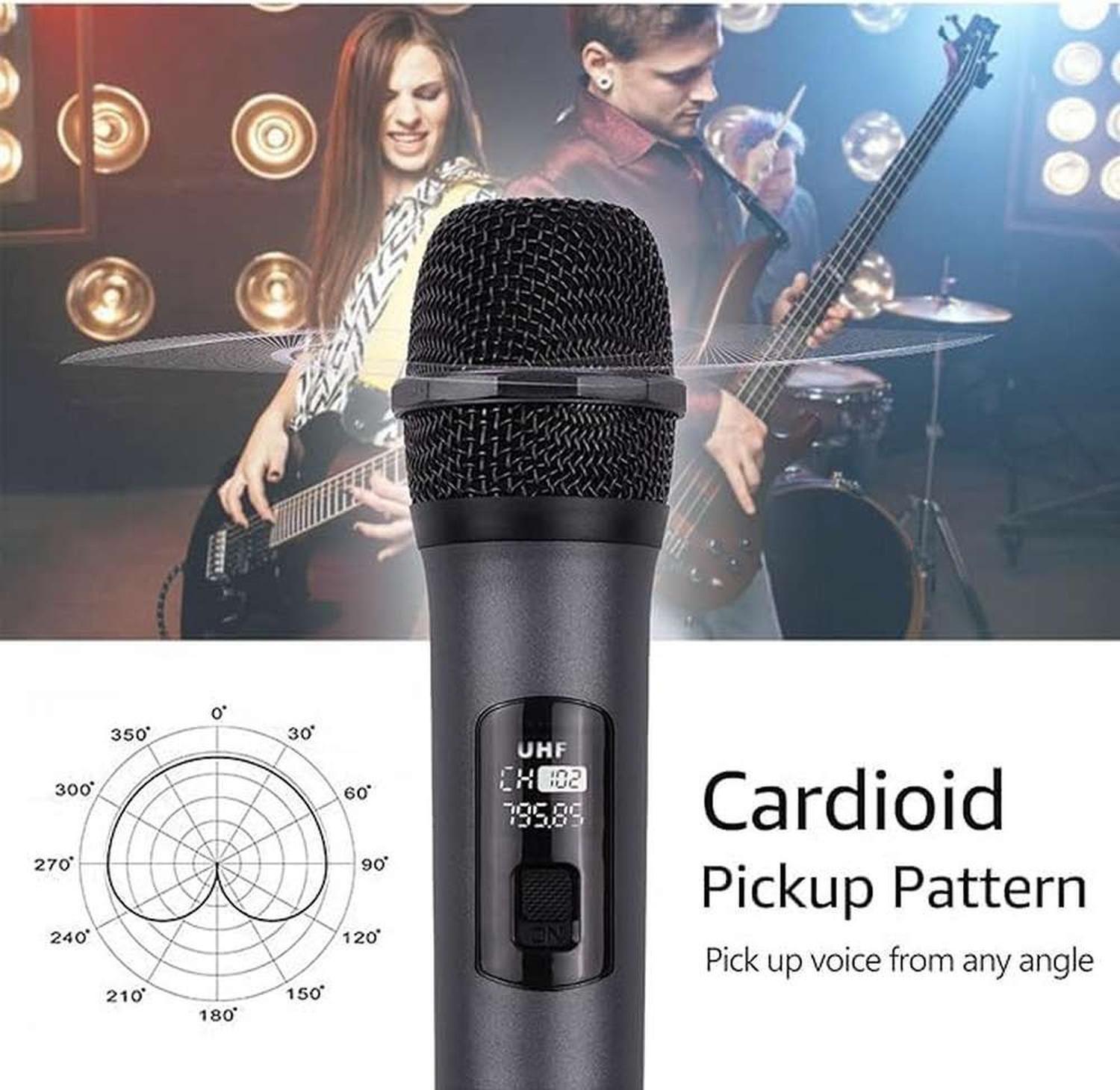 Microfono Inalambrico Pantalla Digital Led Para Karaoke-2