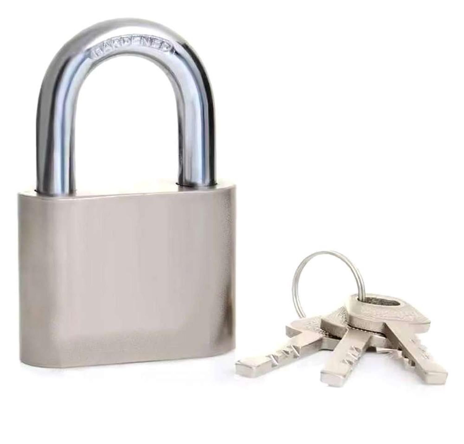 Candado A Llave Seguridad 50mm Metal Maleta Casillero Locker-1