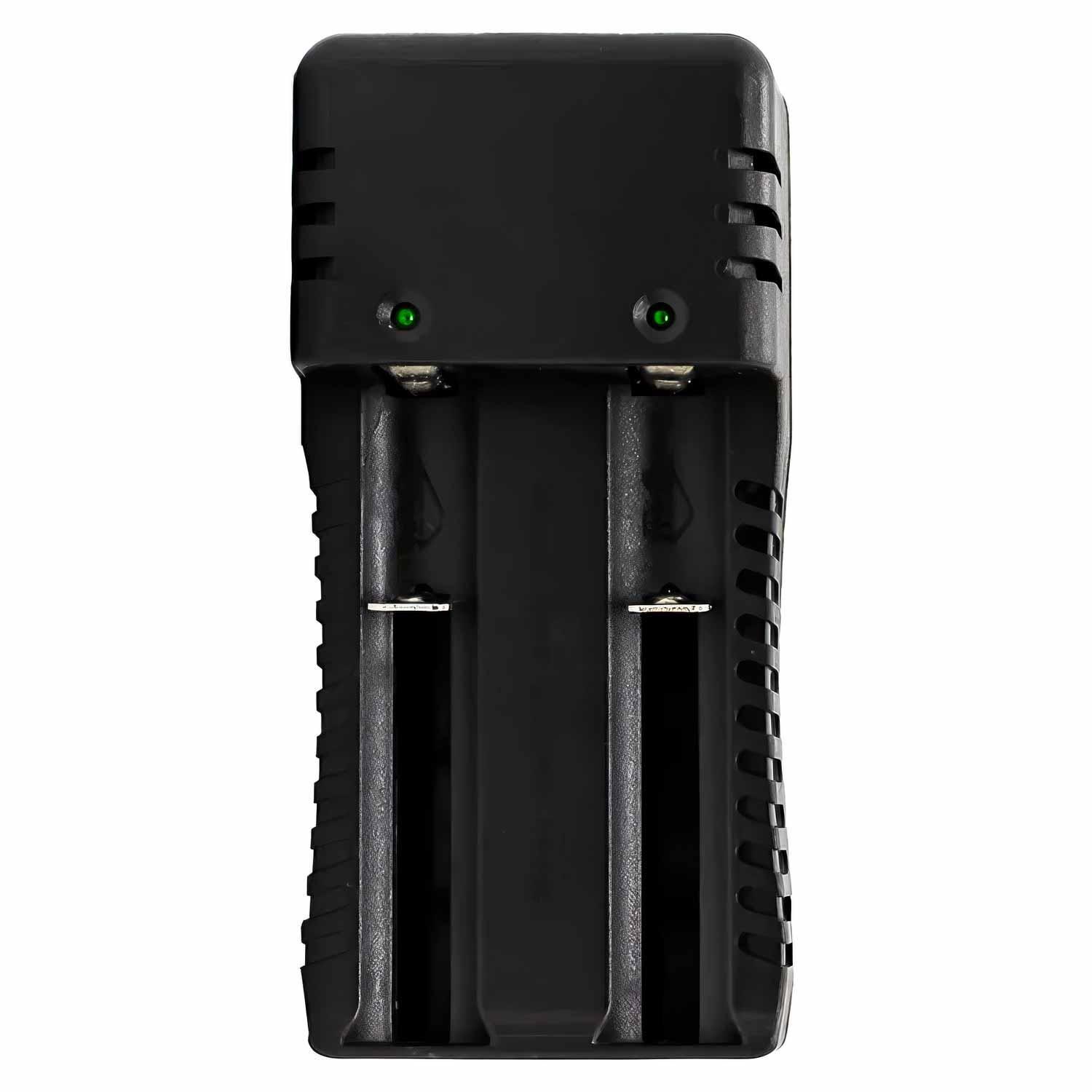 Cargador Pila Recargable 18650 Doble, Puntero Laser Lintern-4