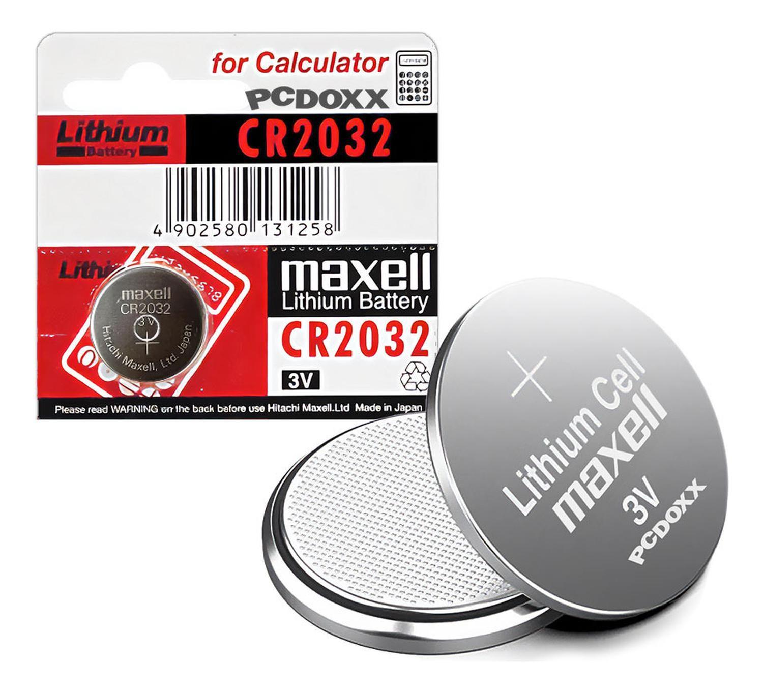 Pila Boton Maxell Cr2032 Lithium Reloj Pesas Otros Articulos-2