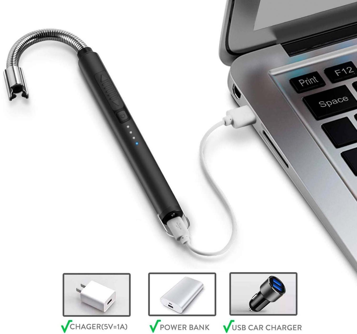 Chispero Encendedor Cocina Recargable Usb Mechero Electrico Flexible-6