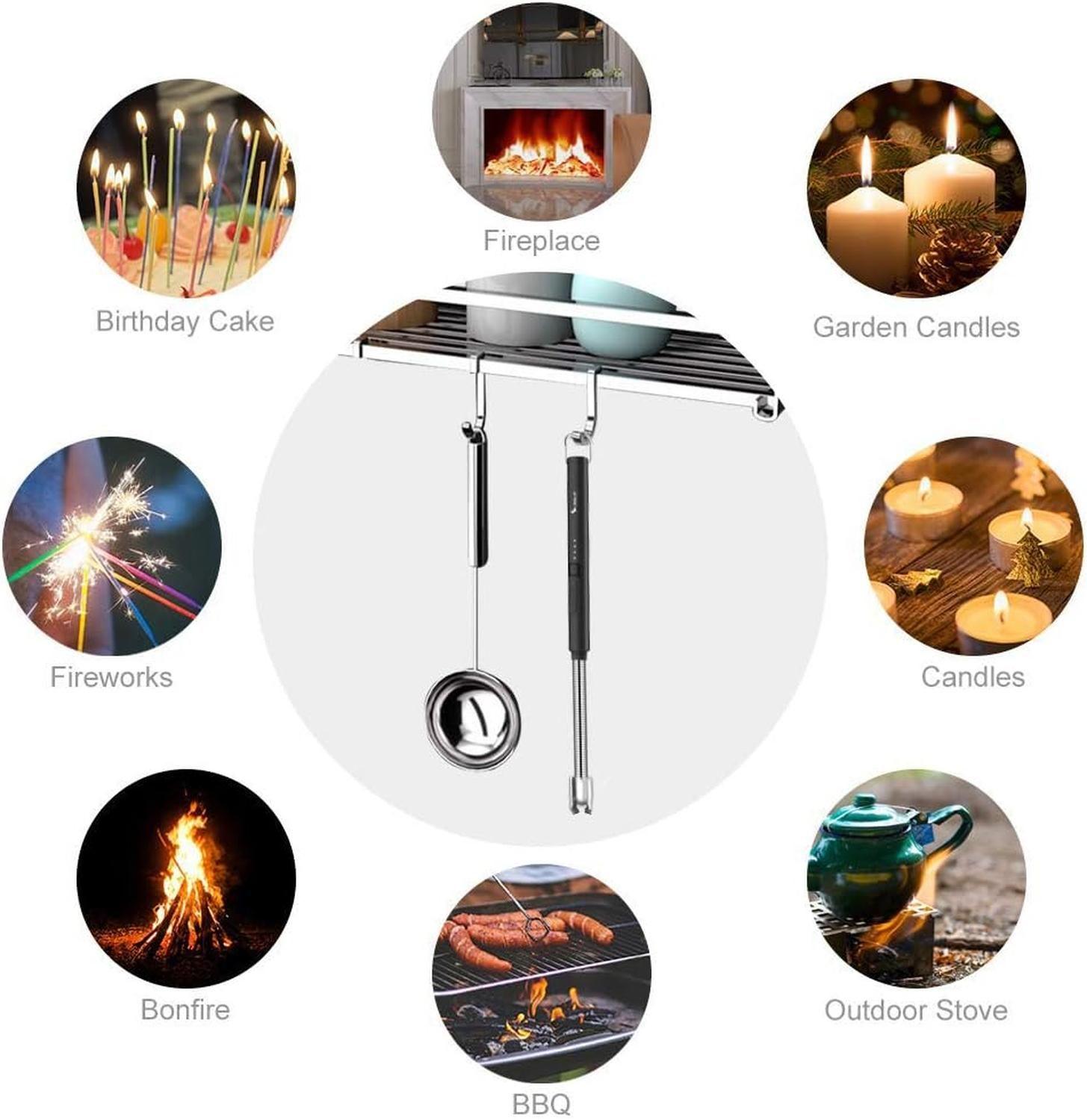 Chispero Encendedor Cocina Recargable Usb Mechero Electrico Flexible-8