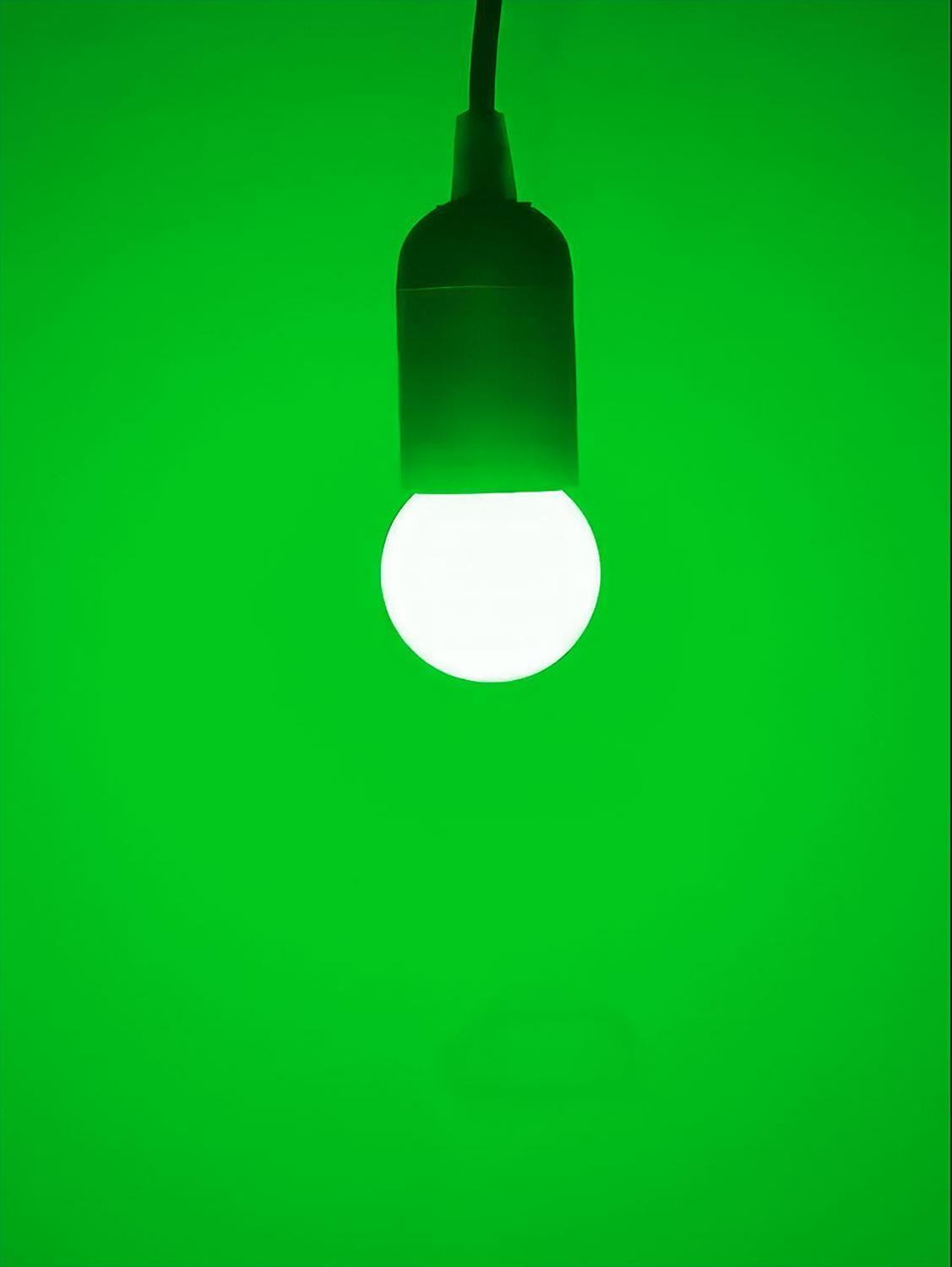 Ampolleta Led Colores Fiesta Luz Color Lampara Verde-1
