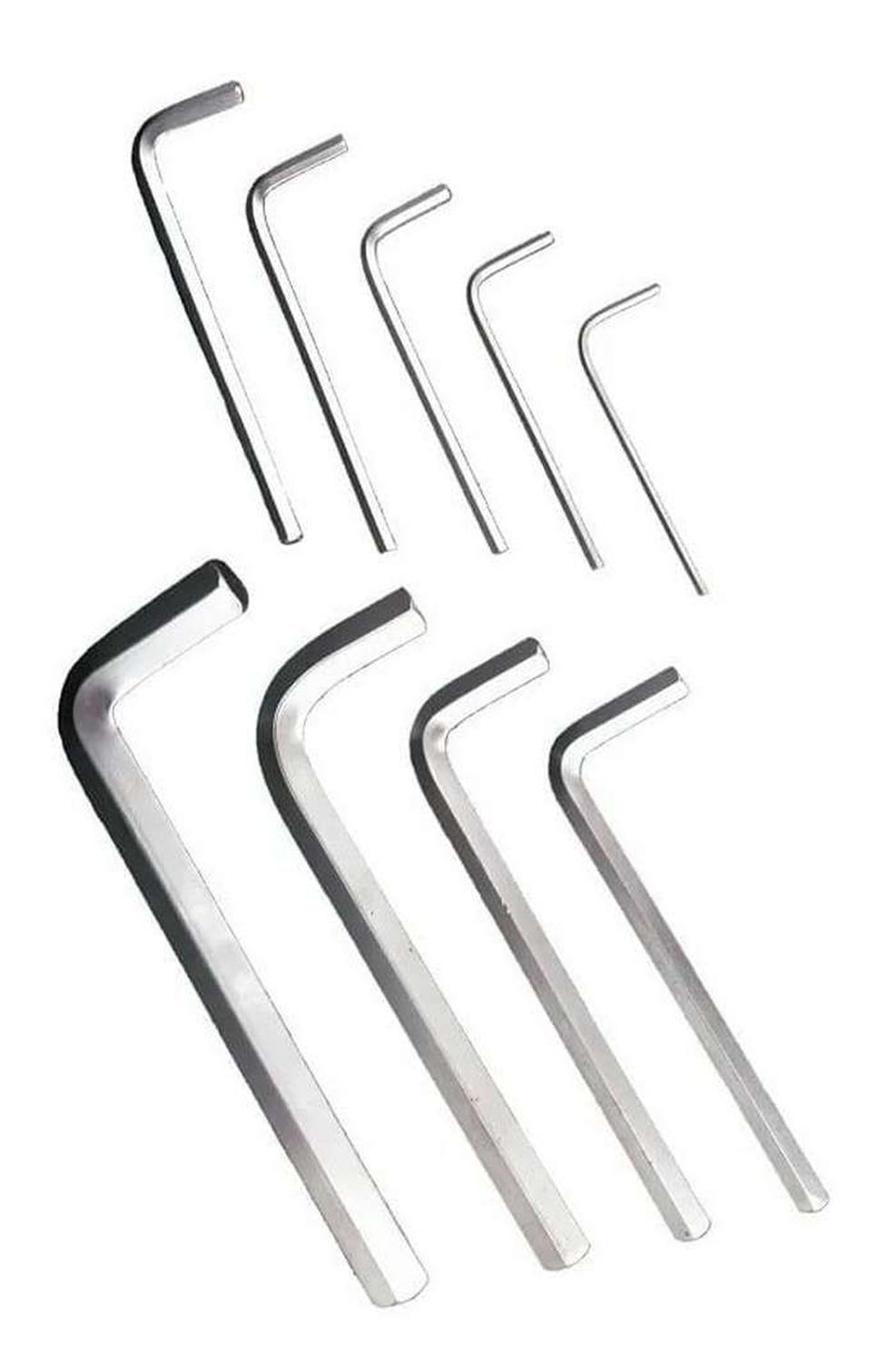 Set Juego Herramienta De Llaves Punta Allen Hexagonal 9pcs-2