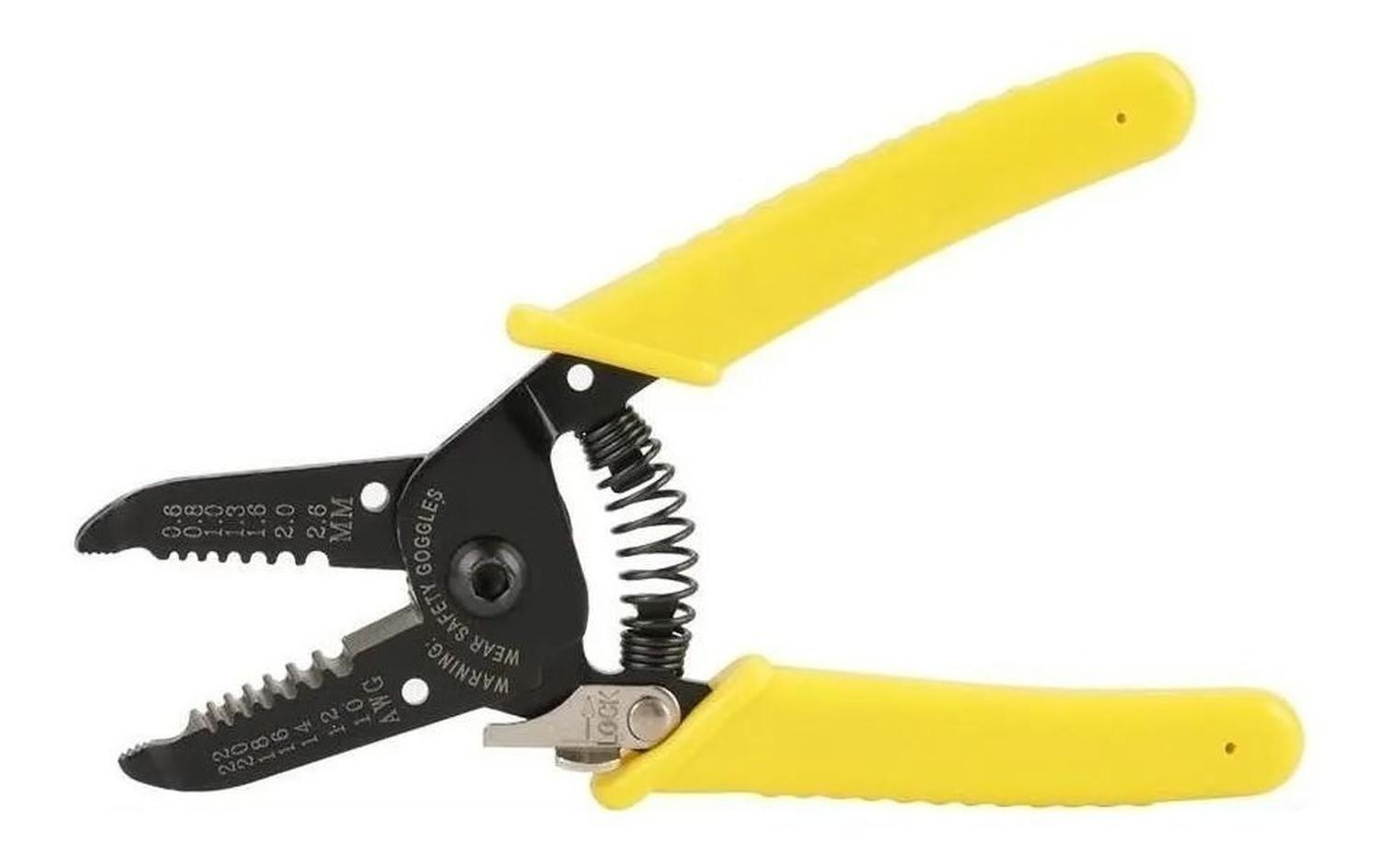 Alicate Pela Cables Y Corta Herramienta Pinza Deschaquetador-4
