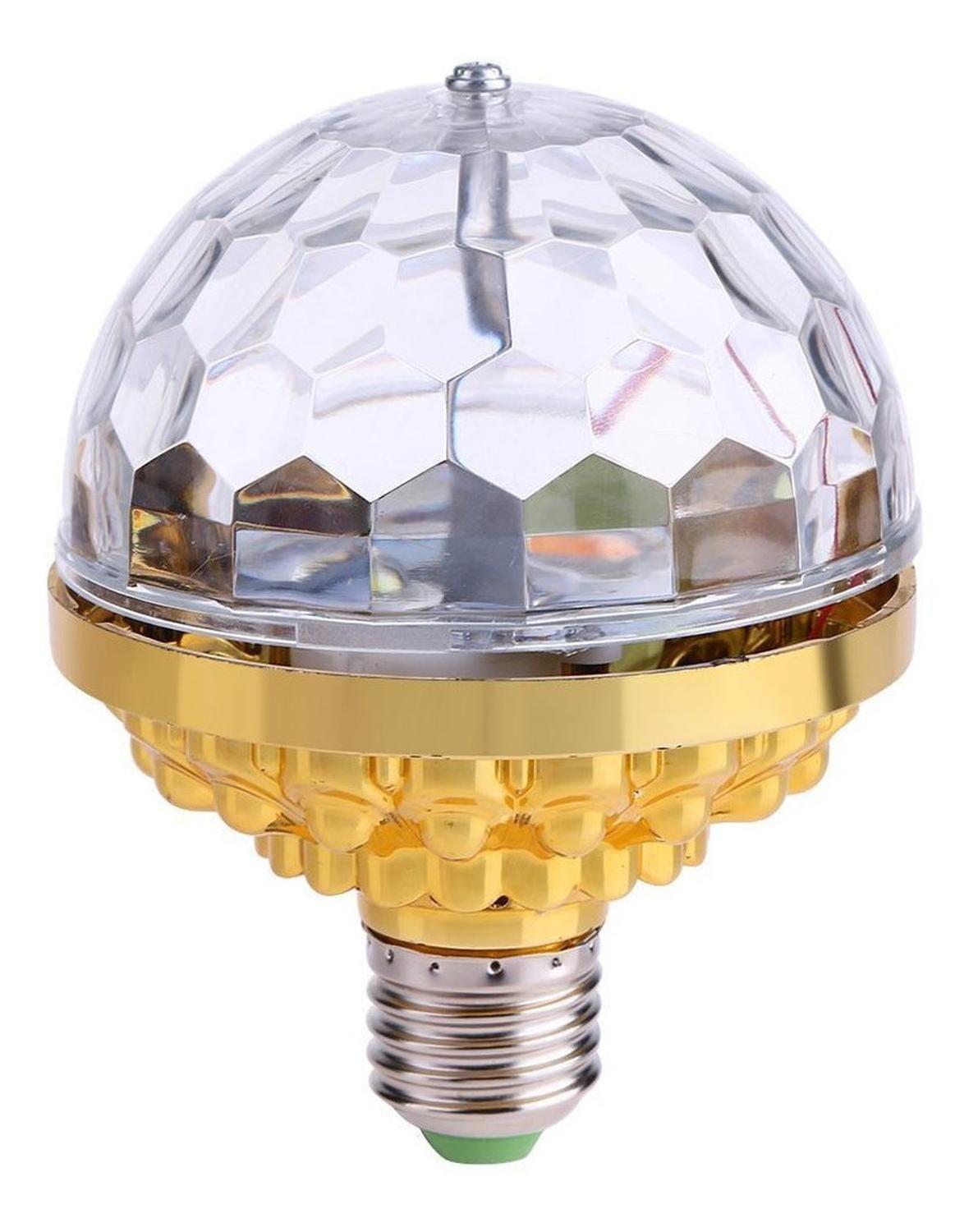 Ampolleta Disco Giratoria Luz Led Colores Fiestas-0