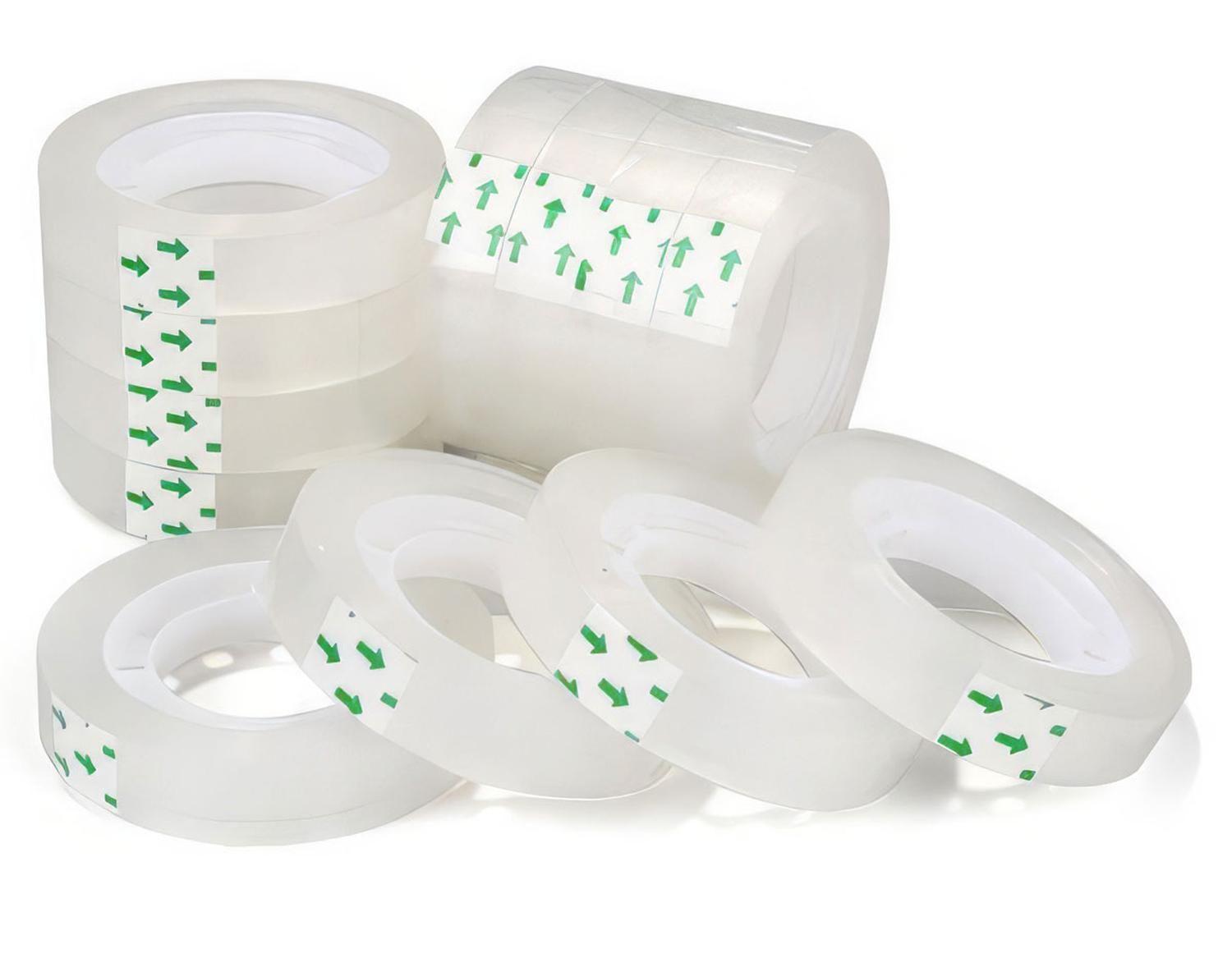 6x Cinta Adhesiva Transparente Cristal Clear Colegio Universidad-3