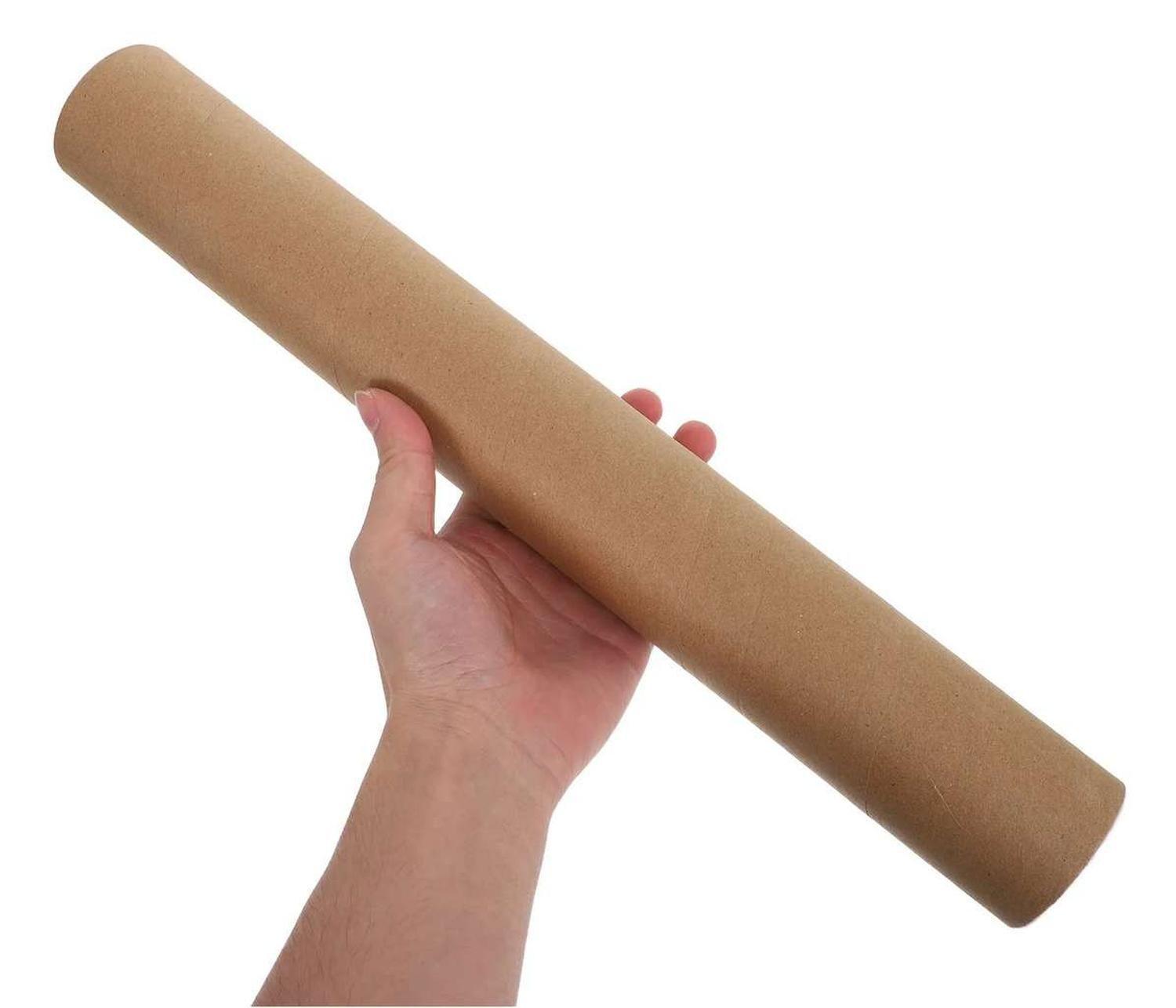 Pack 2 Tubo Carton Largo Grueso 50 x 5cm Resistente Multiuso-3