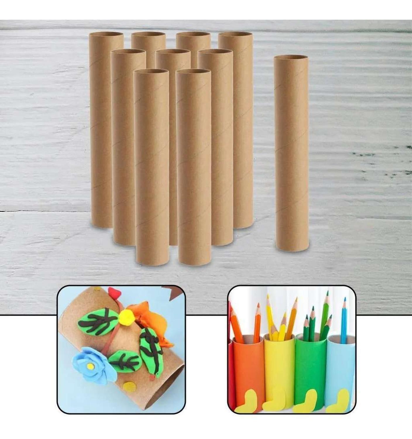 Pack 2 Tubo Carton Largo Grueso 50 x 5cm Resistente Multiuso-8