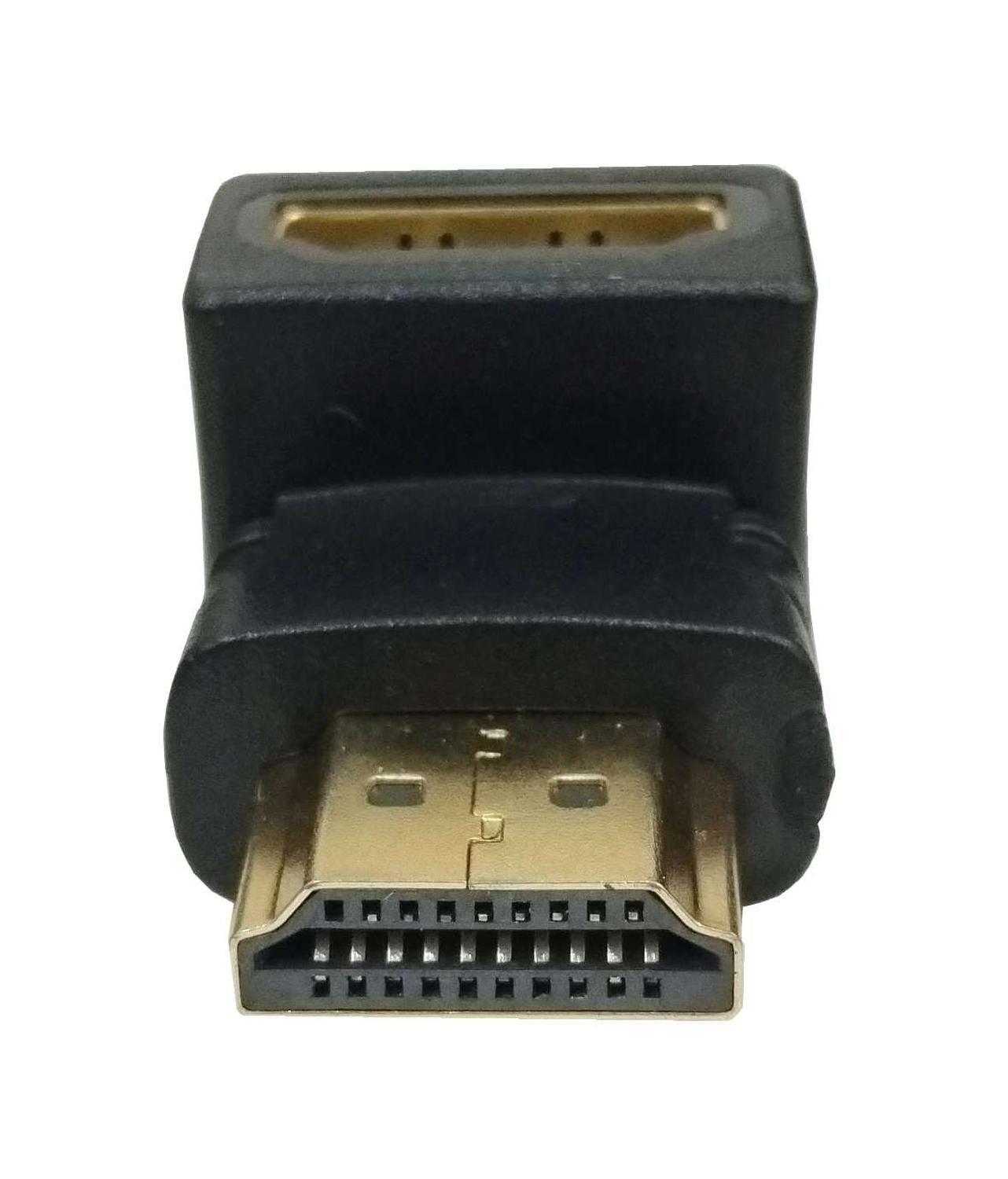 Copla Adaptador Para Hdmi Angulo 90 Cable Pantalla Tv Led Pc Notebook-3
