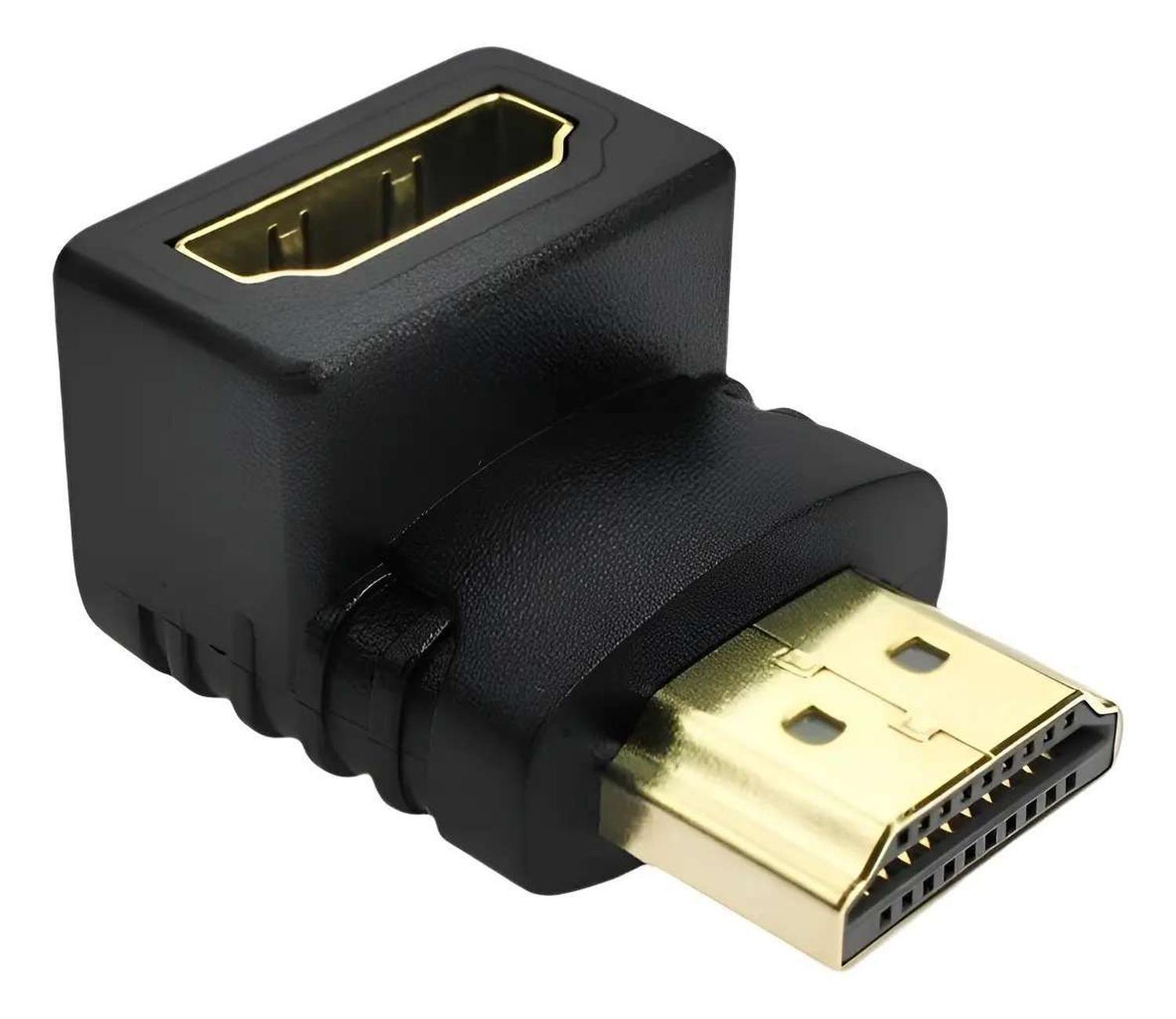Copla Adaptador Para Hdmi Angulo 90 Cable Pantalla Tv Led Pc Notebook-1