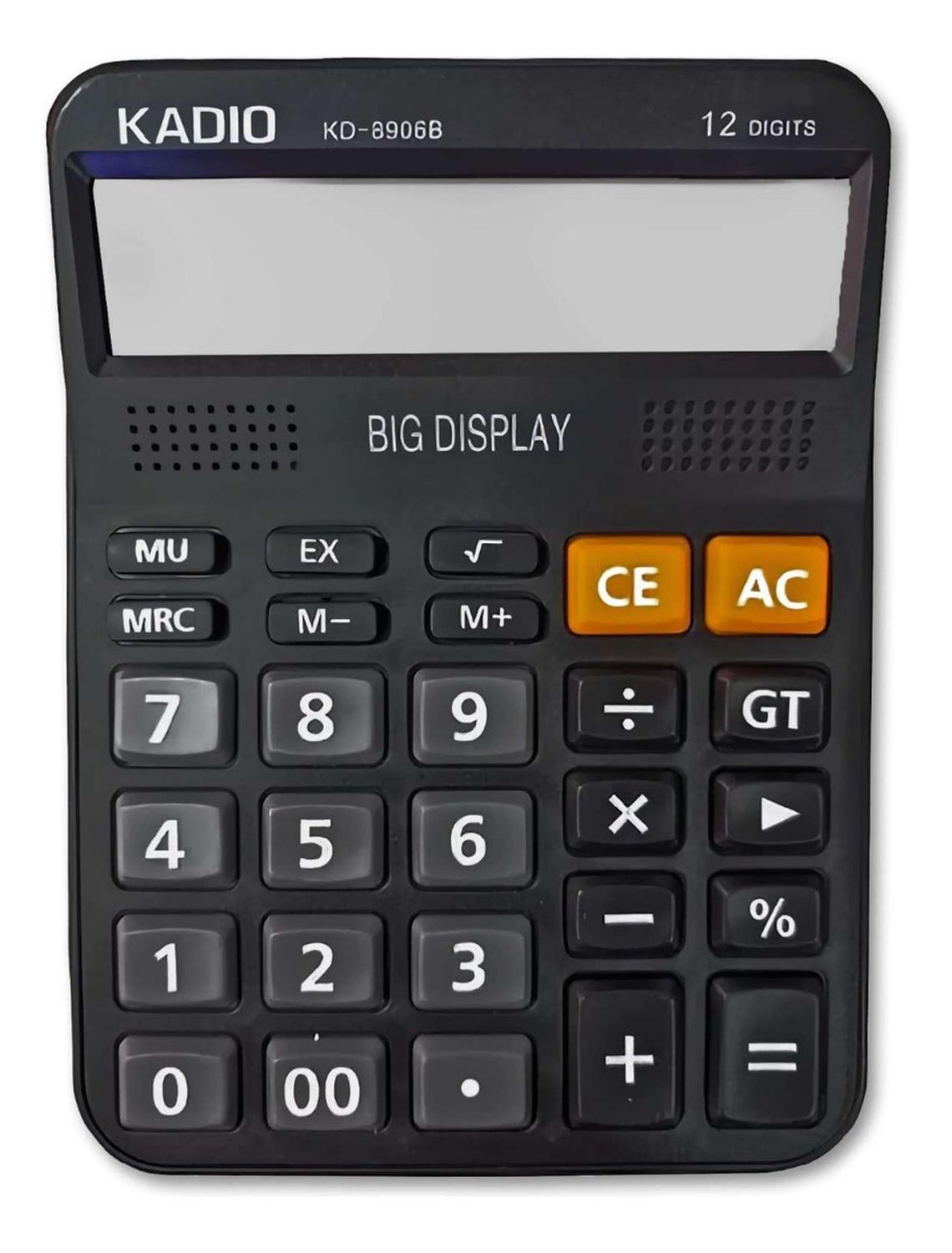 Calculadora Lcd De 12 Digitos Escuela Oficina Casa Comercio-0