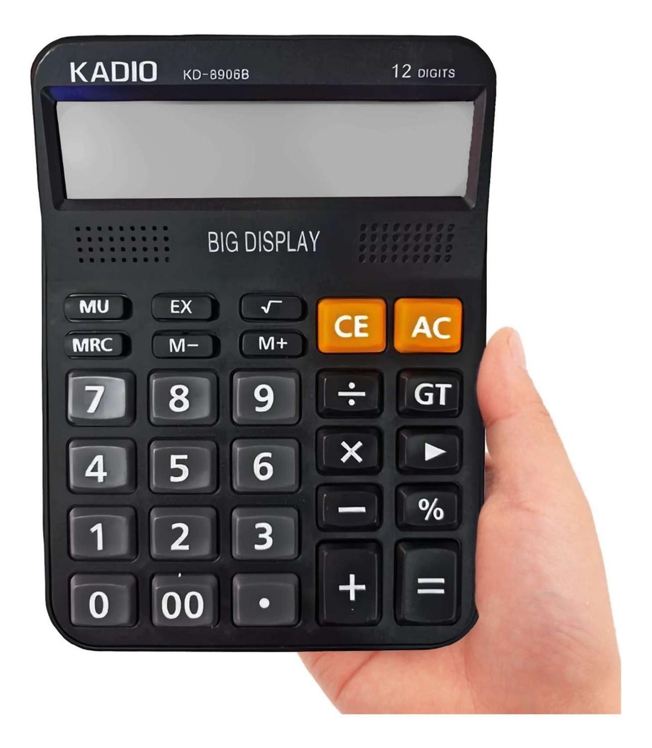 Calculadora Lcd De 12 Digitos Escuela Oficina Casa Comercio-4